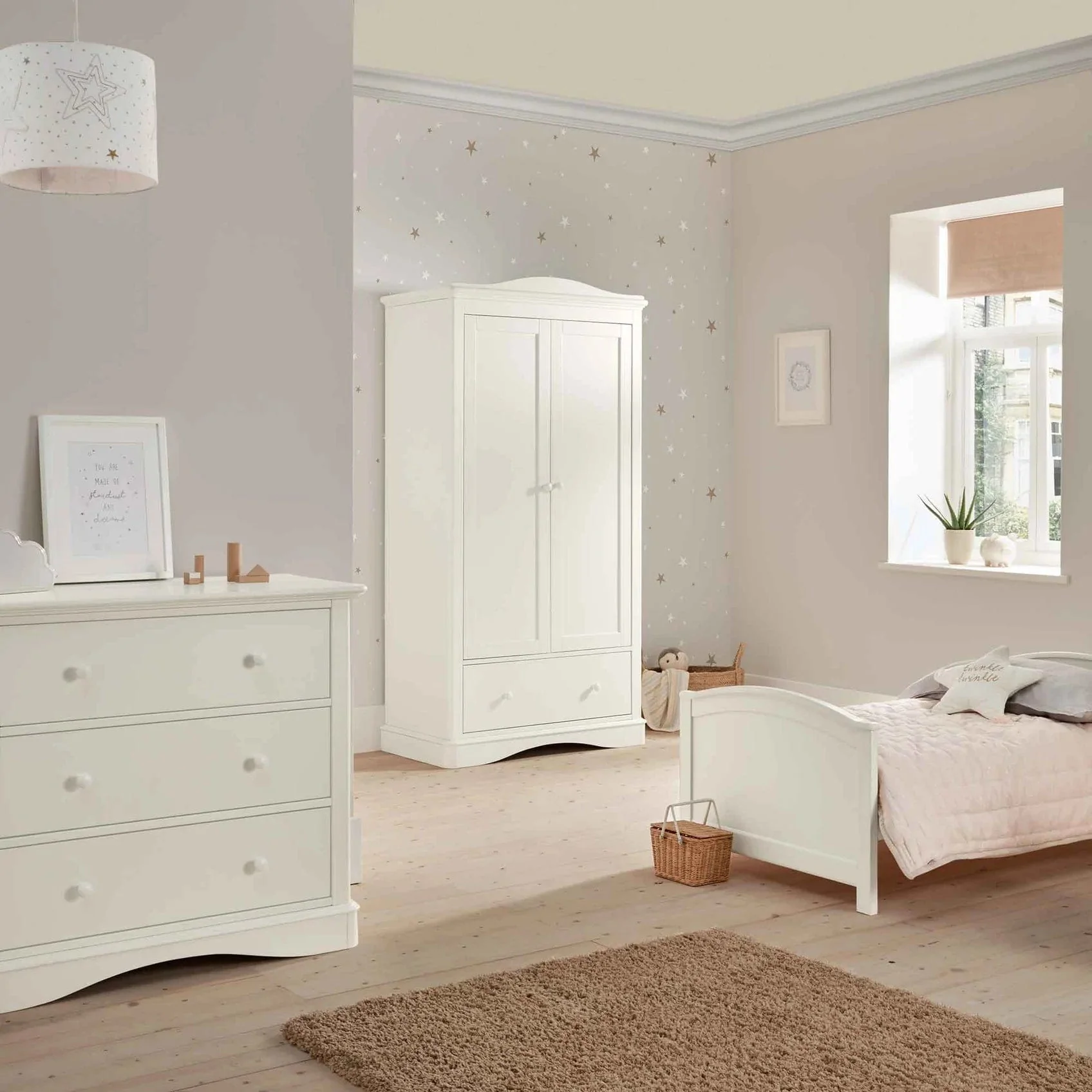 Mamas and Papas Flyn 4pc Furniture Set - White - Image 3