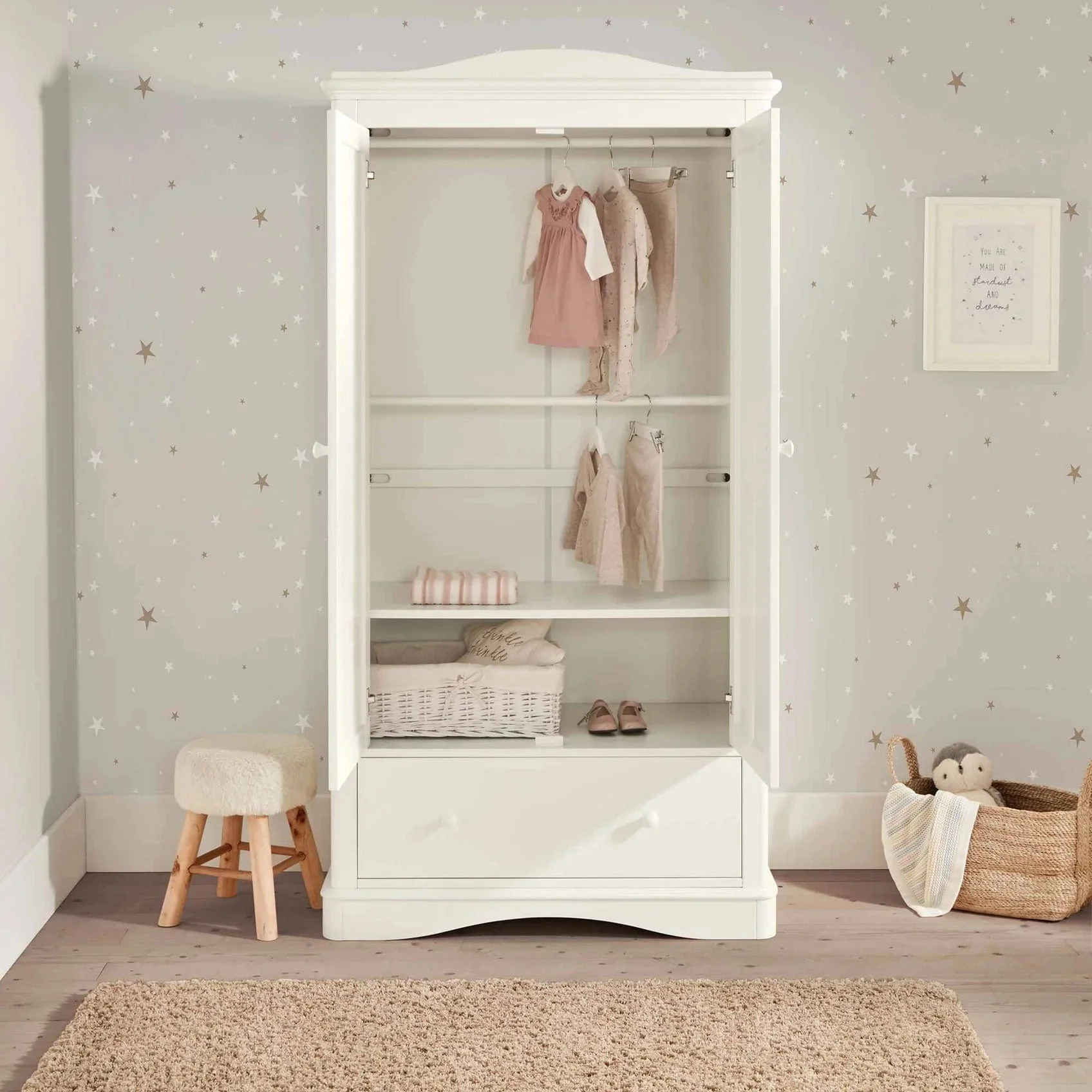 Mamas and Papas Flyn 4pc Furniture Set - White - Image 5