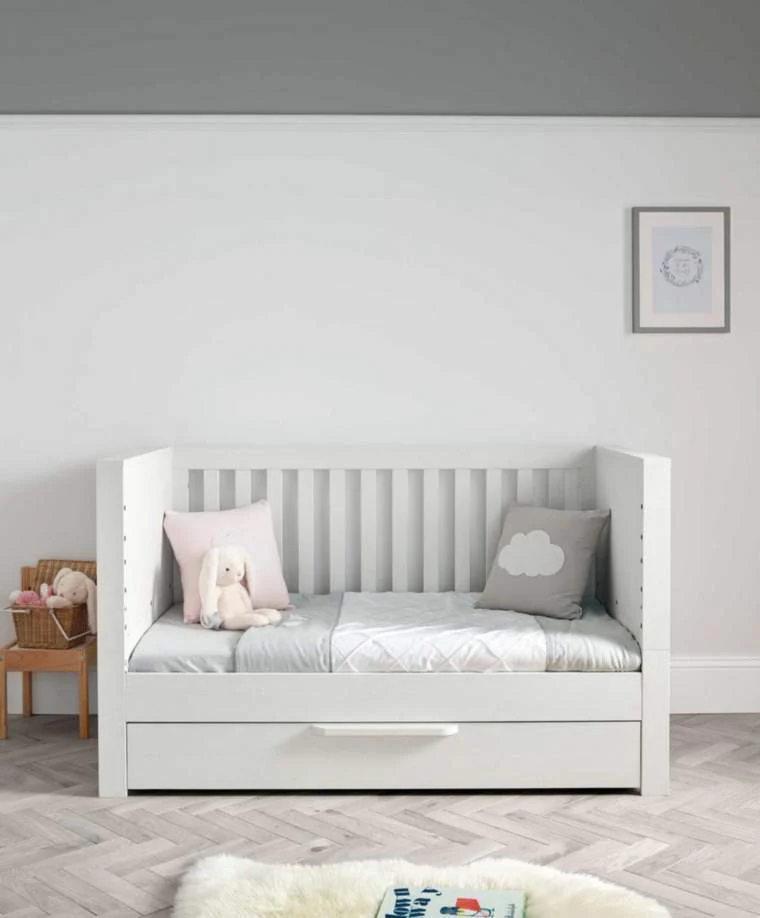 Mamas & Papas Franklin 4pc Furniture Set - White Wash - Image 11