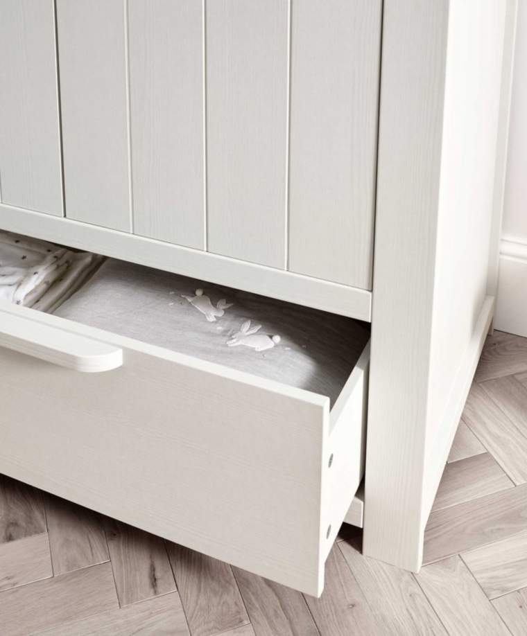Mamas & Papas Franklin 4pc Furniture Set - White Wash - Image 20
