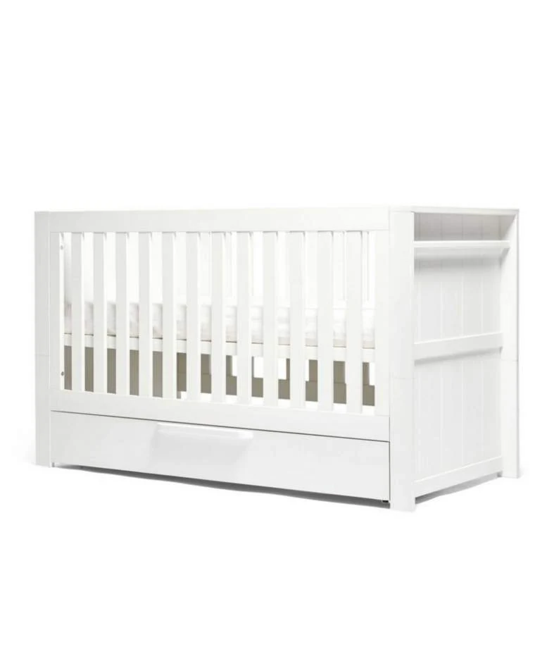 Mamas & Papas Franklin 4pc Furniture Set - White Wash - Image 6