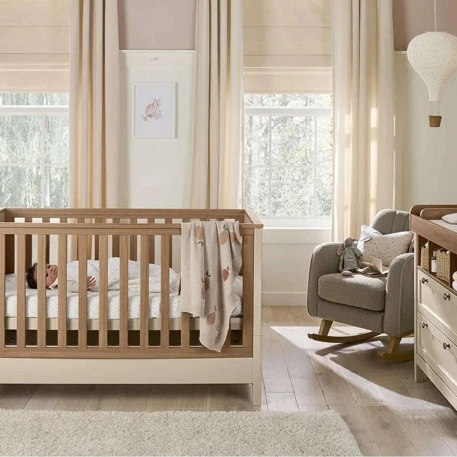 Mamas & Papas Harwell 2pc Furniture Set - Cashmere inc Mattress - Image 2