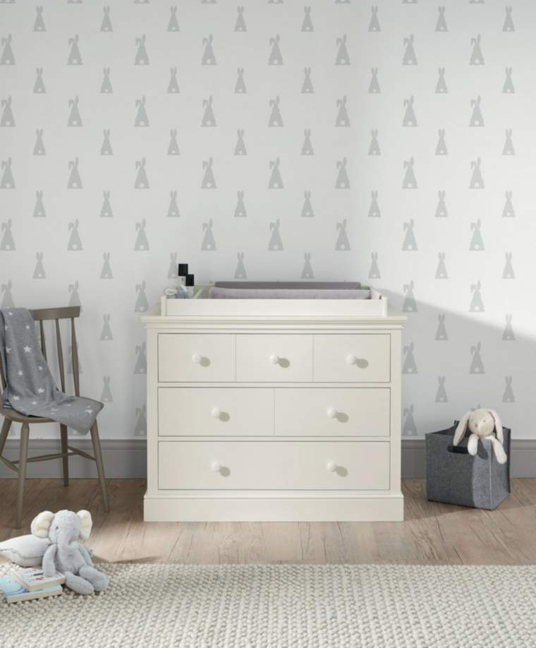 Mamas & Papas Oxford 4pc Furniture Set - Pure White - Image 13