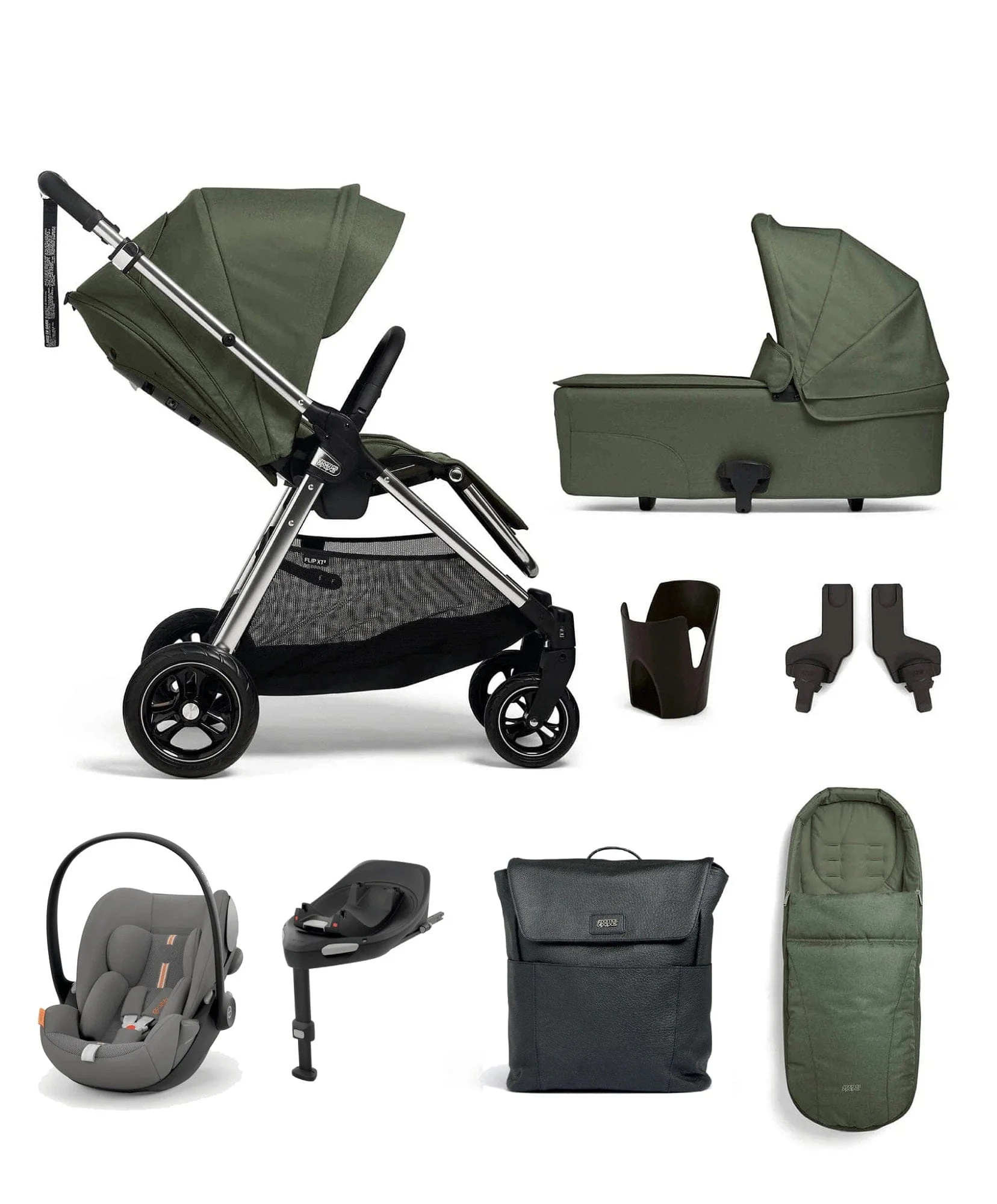 Mamas & Papas Flip XT3 (Cloud G Plus) Travel System - Juniper