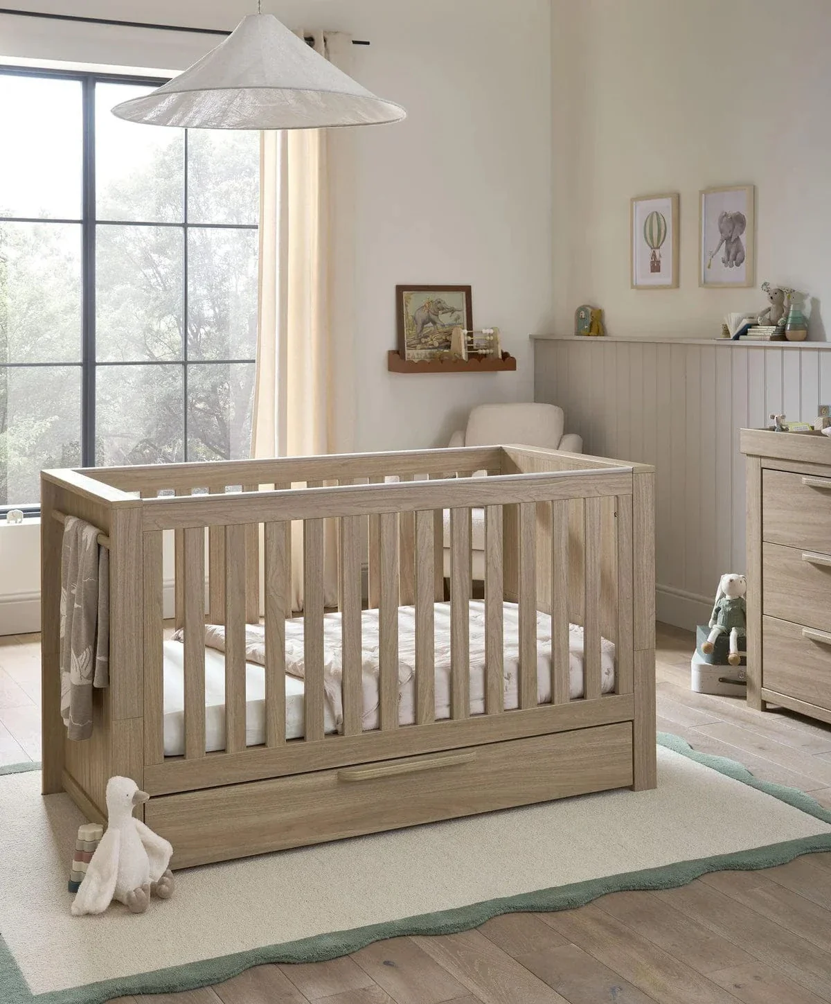 Mamas & Papas Franklin 4pc Furniture Set - Oak - Image 2