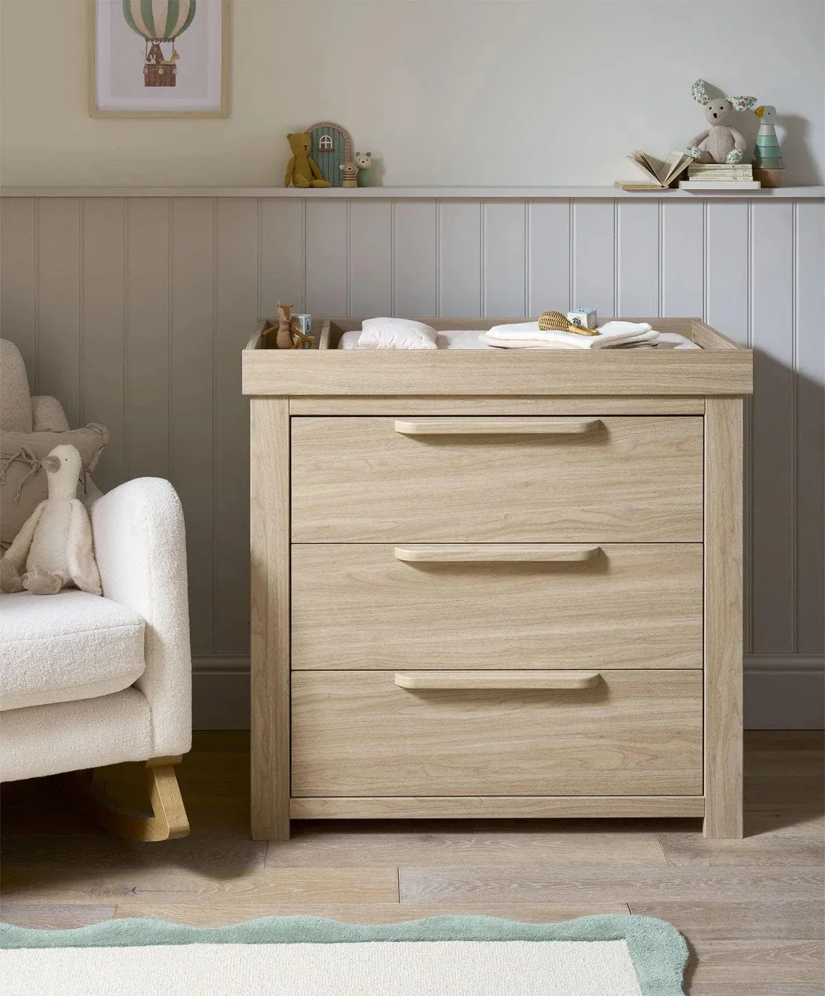 Mamas & Papas Franklin 4pc Furniture Set - Oak - Image 7