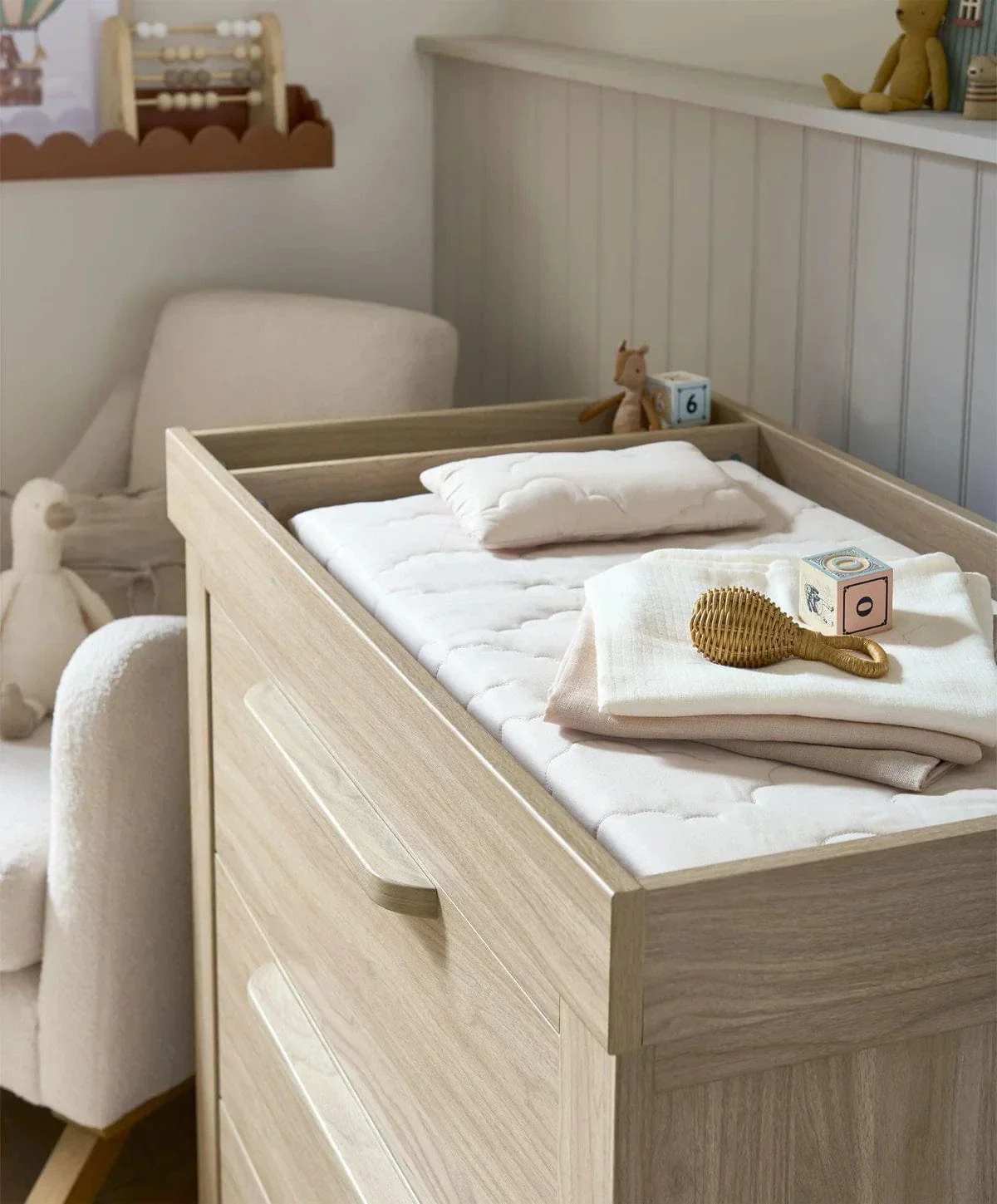 Mamas & Papas Franklin 4pc Furniture Set - Oak - Image 8