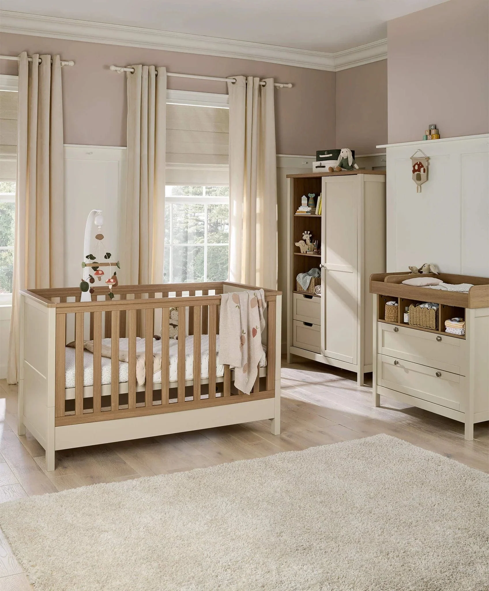 Mamas & Papas Harwell 4pc Furniture Set - Cashmere - Image 11