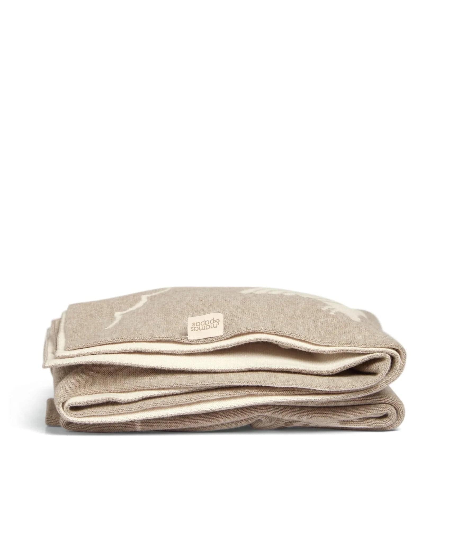 Mamas & Papas Knitted Blanket - Welcome to the World, Duckling Mocha - Image 2