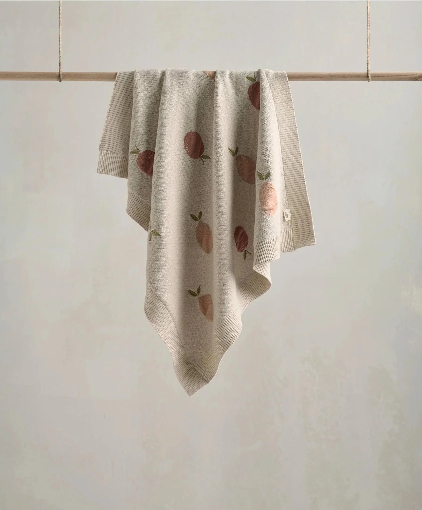 Mamas & Papas Knitted Blanket - Welcome to the World, Seedling Fruit - Image 2