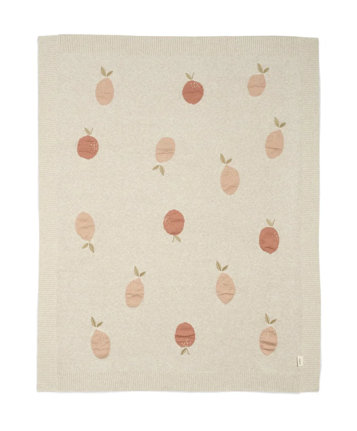 Mamas & Papas Knitted Blanket - Welcome to the World, Seedling Fruit - Image 3