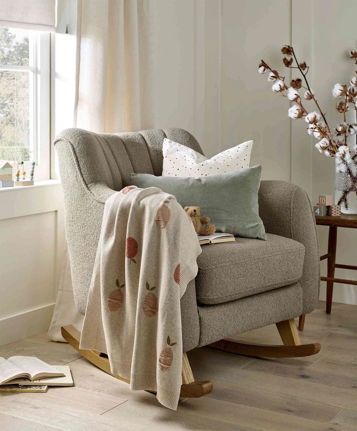 Mamas & Papas Knitted Blanket - Welcome to the World, Seedling Fruit - Image 7