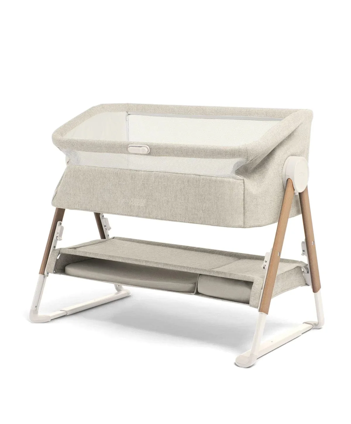 Mamas & Papas Lua Bedside Crib Bundle - Fawn Beige / Oatmeal - Image 3