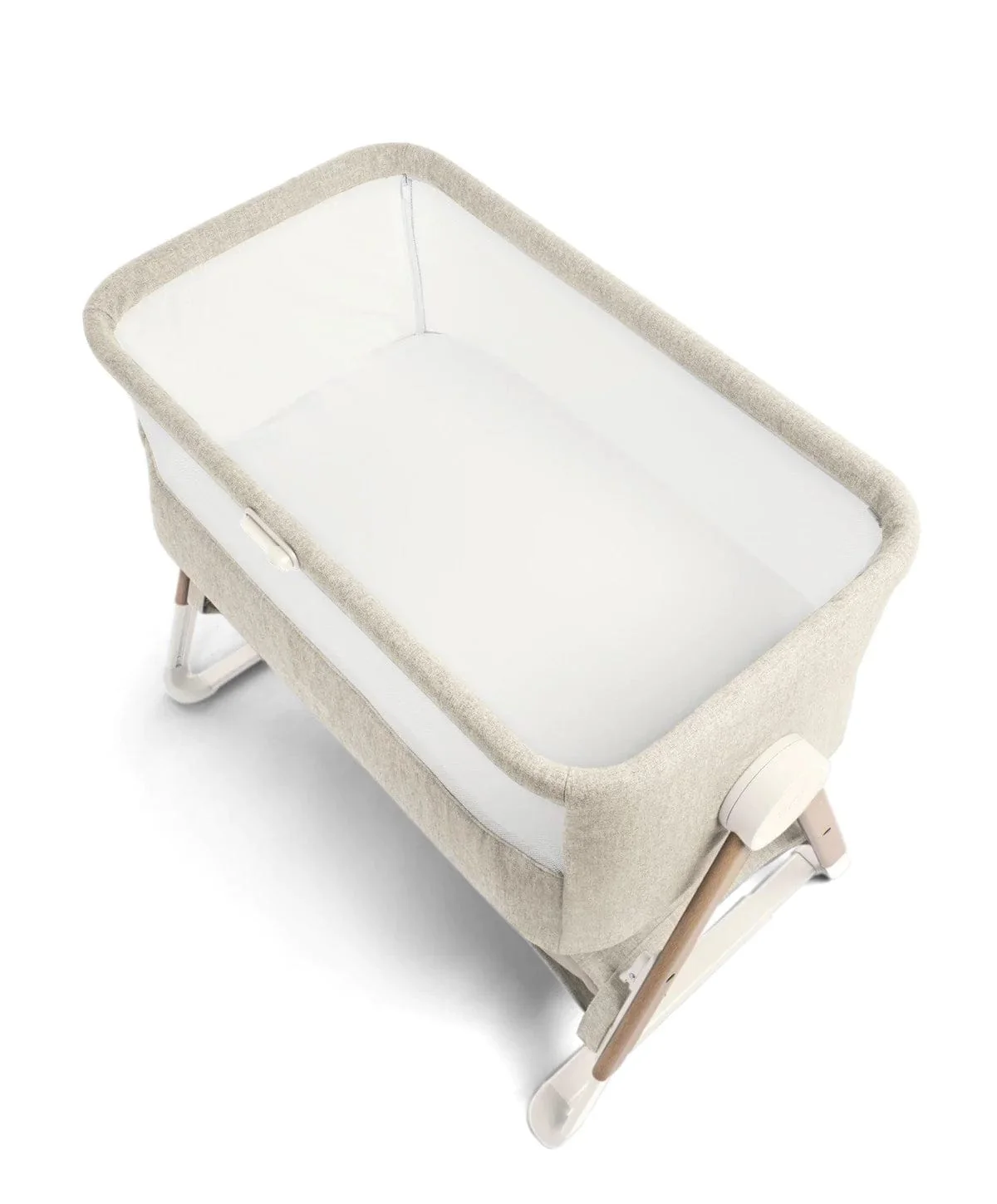 Mamas & Papas Lua Bedside Crib Bundle - Fawn Beige / Oatmeal - Image 5