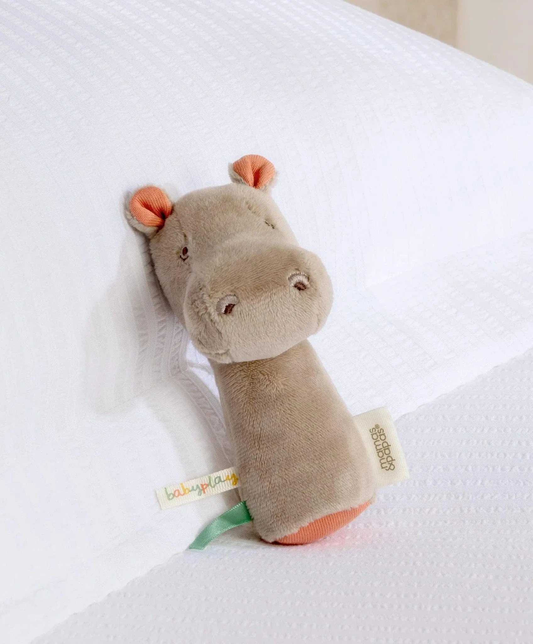Mamas & Papas Mini Rattle - Henry Hippo - Image 2