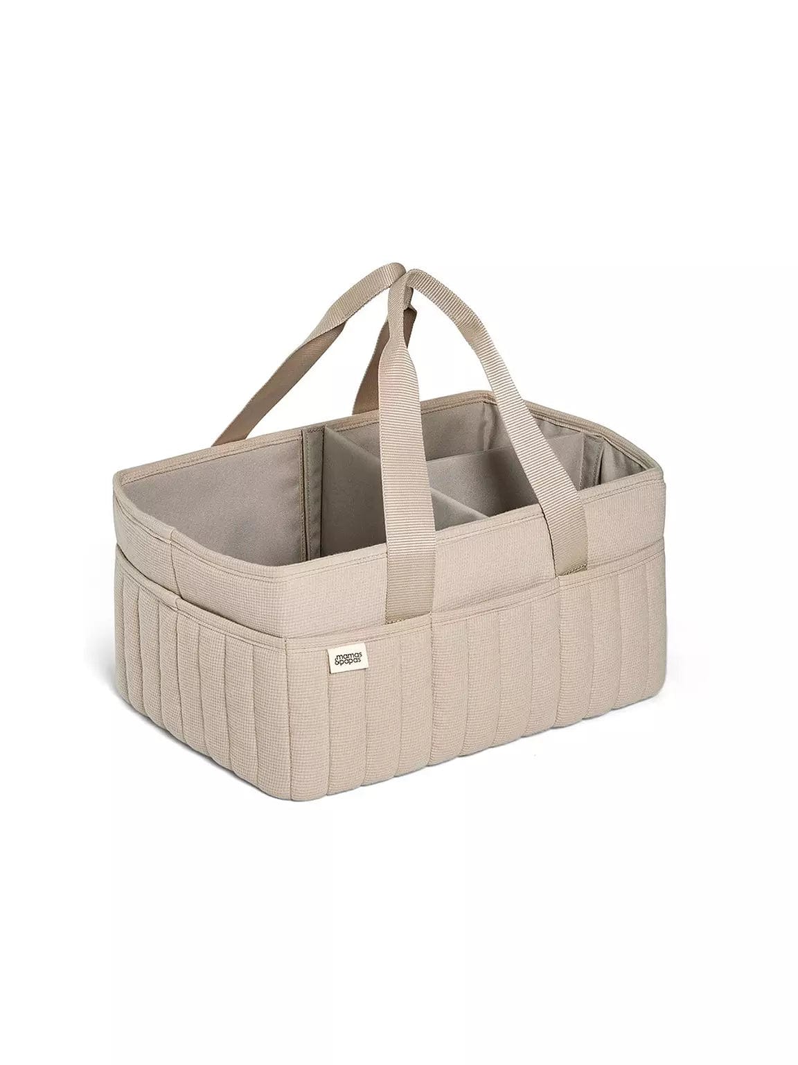 Mamas & Papas Nappy Caddy - Neutral Waffle - Image 3