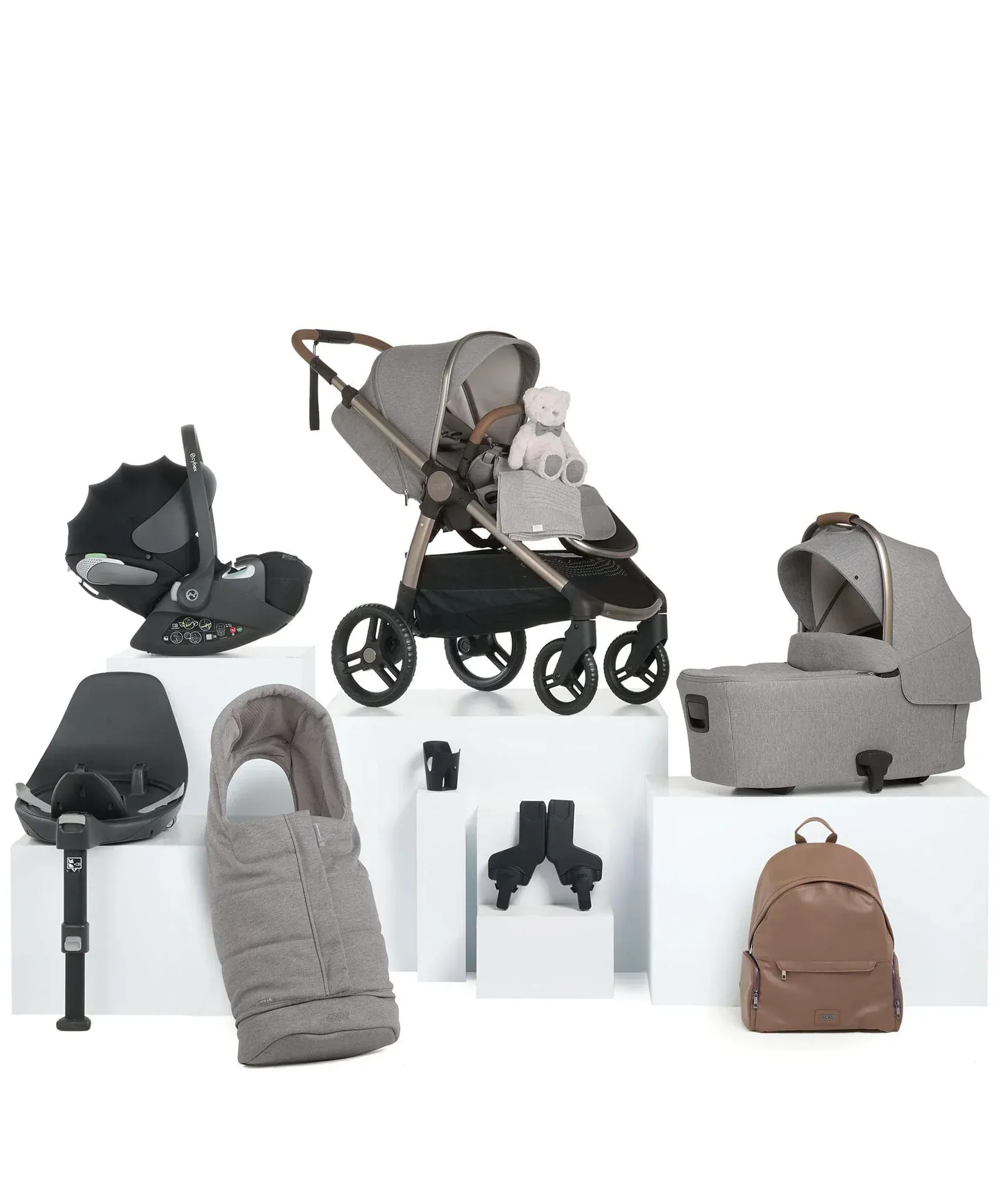 Mamas & Papas Ocarro 2 (Cloud T) Travel System - Heritage