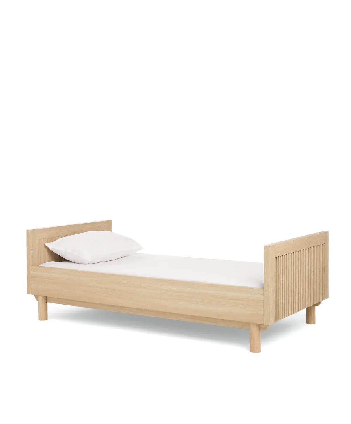 Mamas & Papas Oska 2pc Cotbed with Dresser Set - Oak Inc Mattress - Image 6