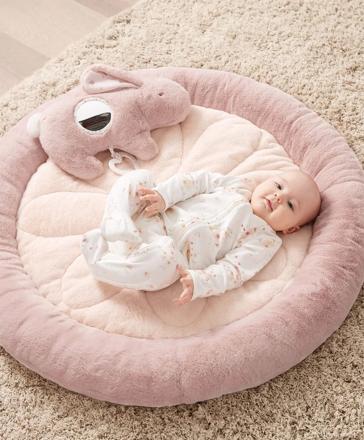Mamas & Papas Playmat - Welcome to the World, Bunny Pink - Image 5