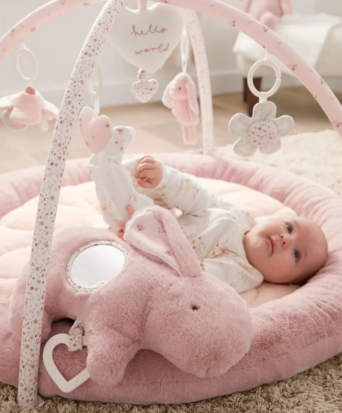 Mamas & Papas Playmat - Welcome to the World, Bunny Pink - Image 6