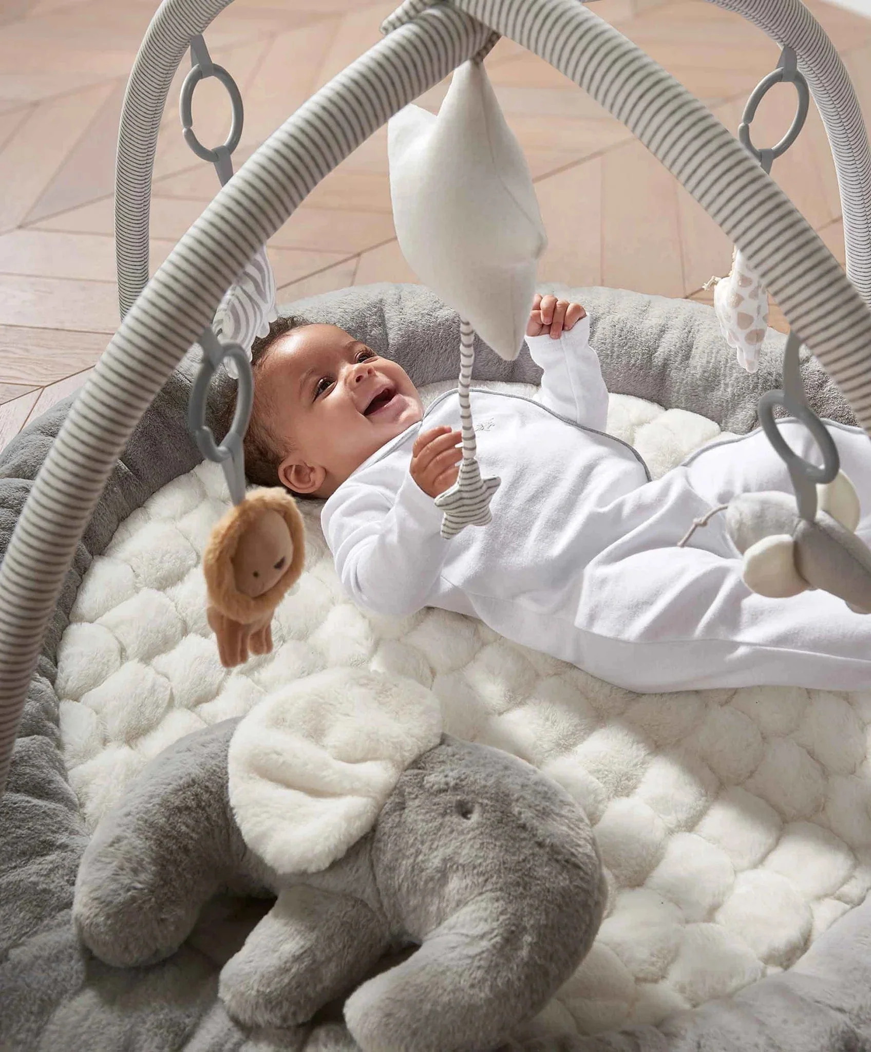 Mamas & Papas Playmat - Welcome to the World, Grey - Image 3