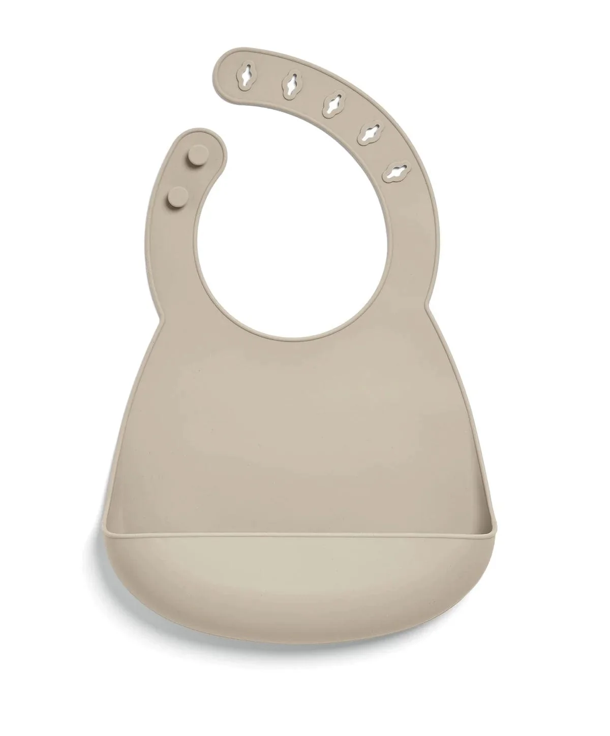 Mamas & Papas Silicone Bibs (2 Pack) – Neutral Speckle - Image 6