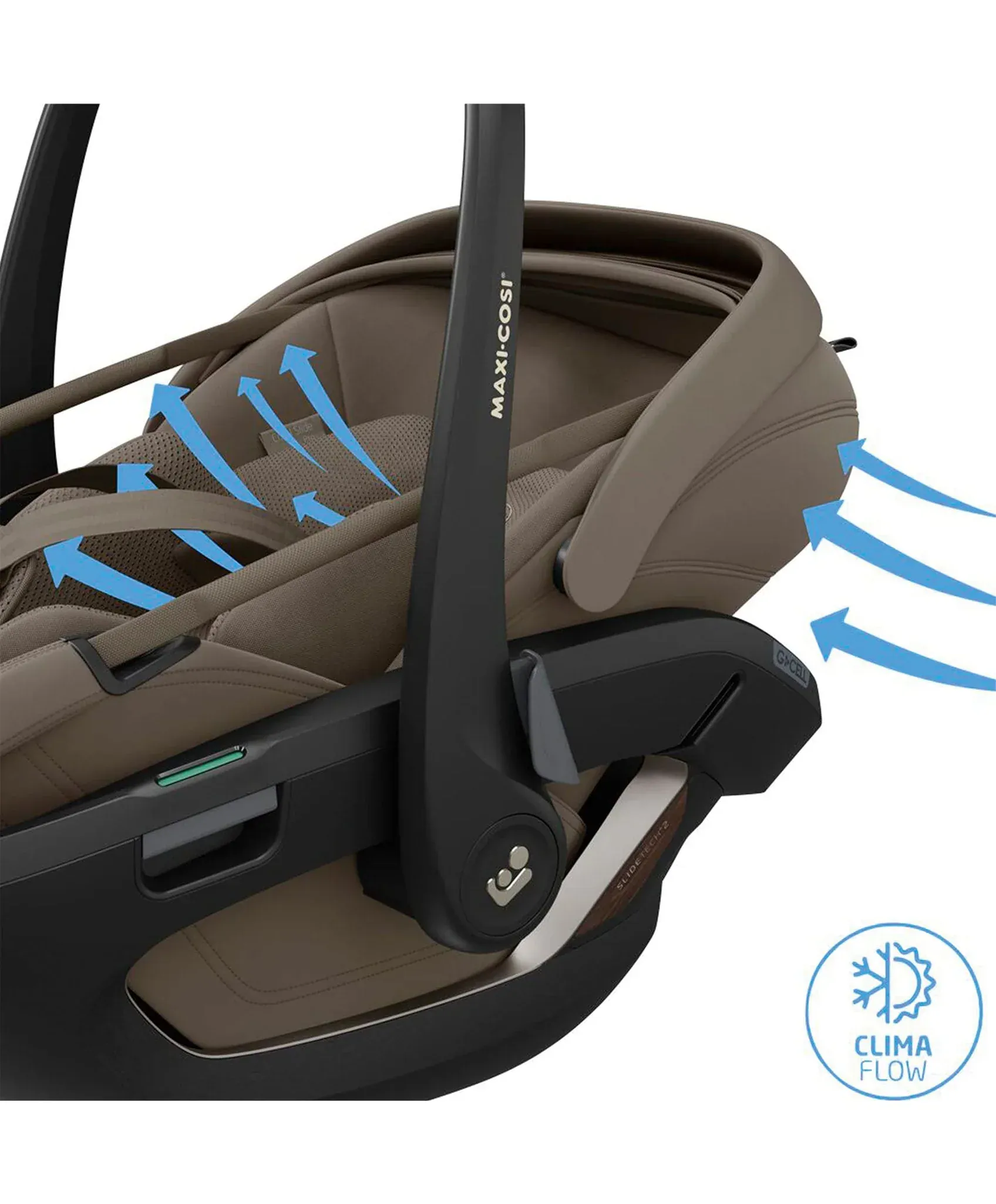Maxi Cosi Coral Slide Pro Car Seat - Oak Truffle - Image 8