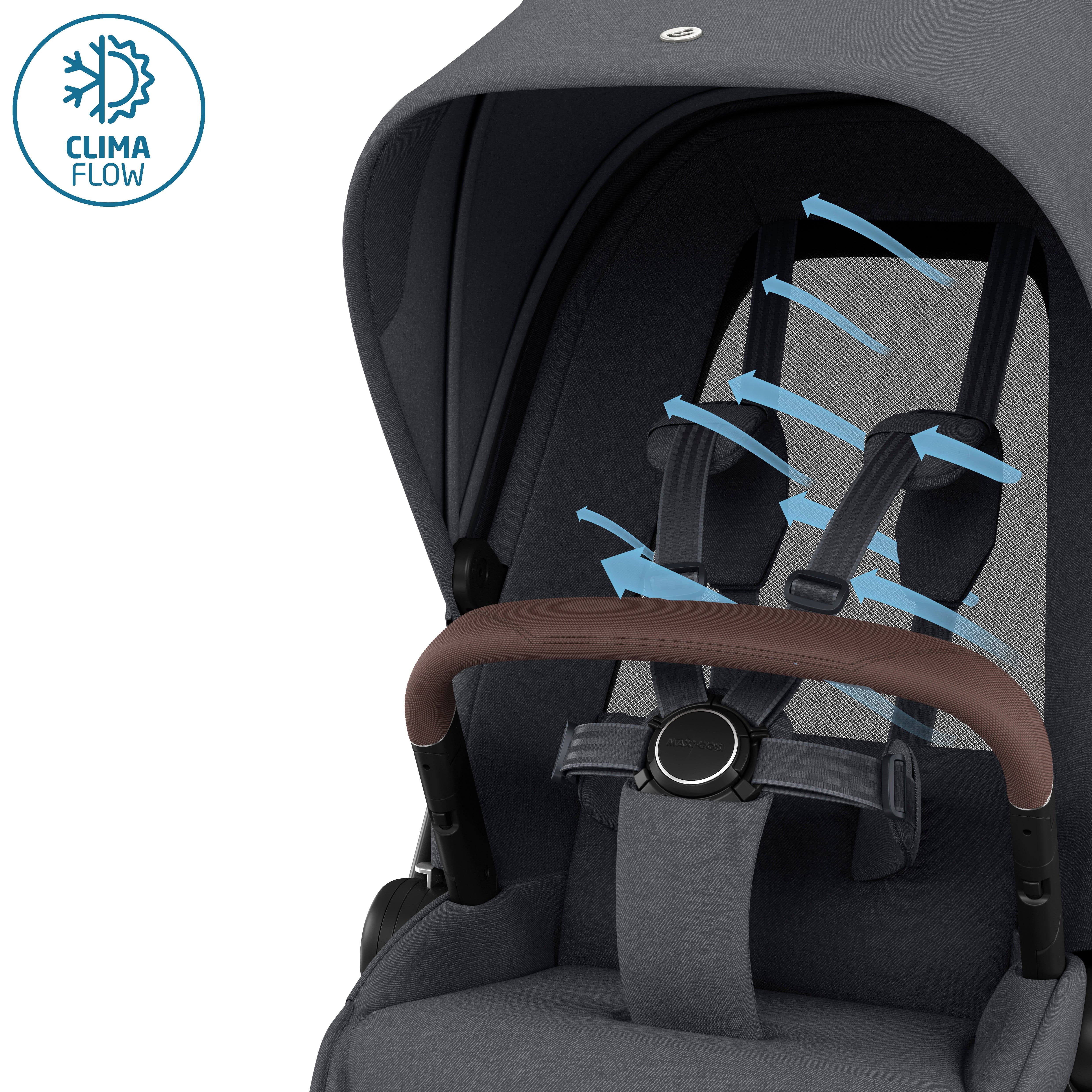 Maxi Cosi FAME Pushchair & Carrycot - Twillic Graphite - Image 15