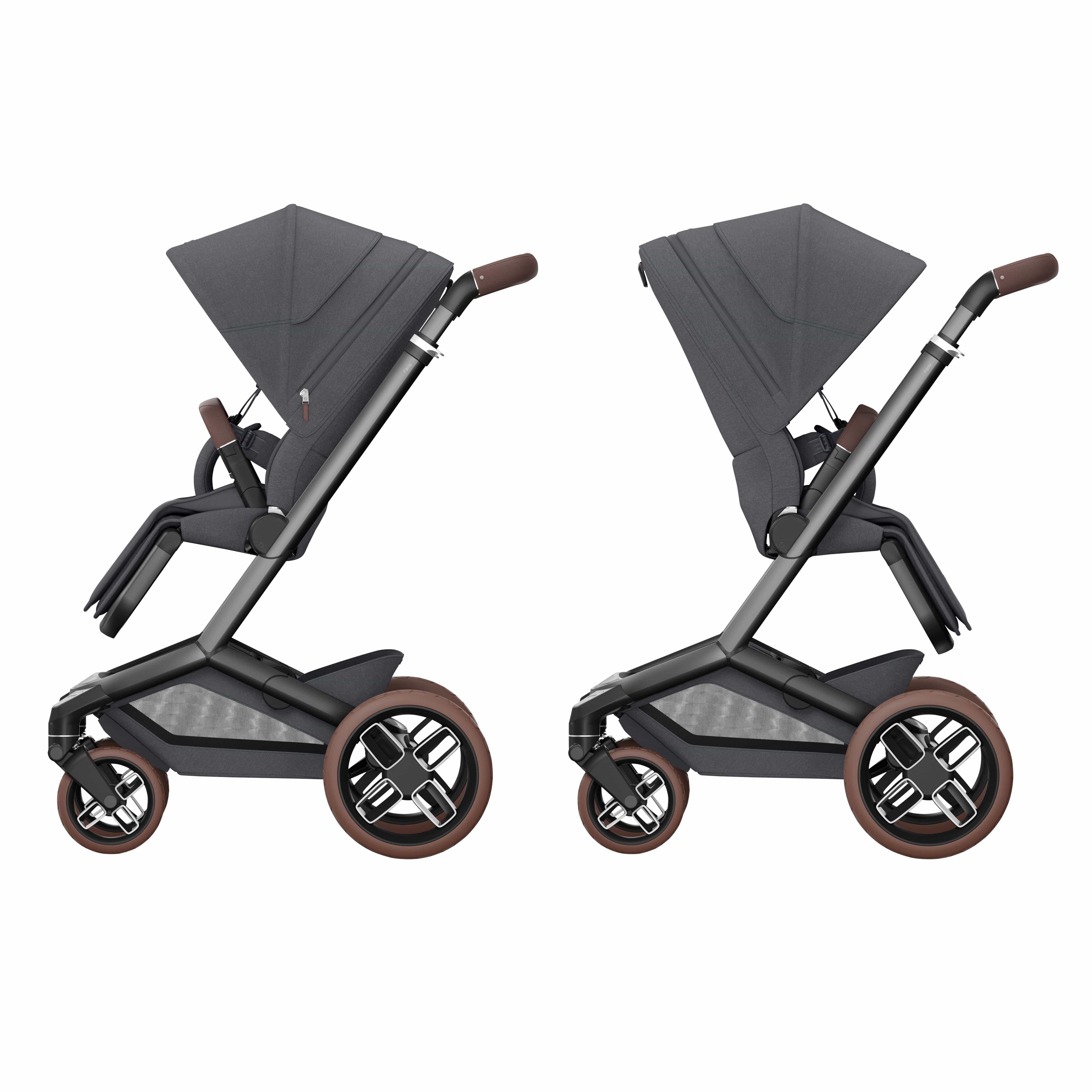 Maxi Cosi FAME Pushchair & Carrycot - Twillic Graphite - Image 8