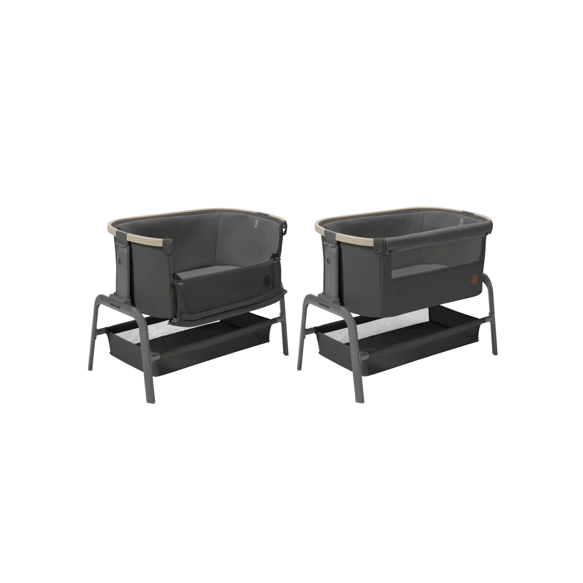 Maxi Cosi Iora Bed Side Crib - Beyond Graphite - Image 5