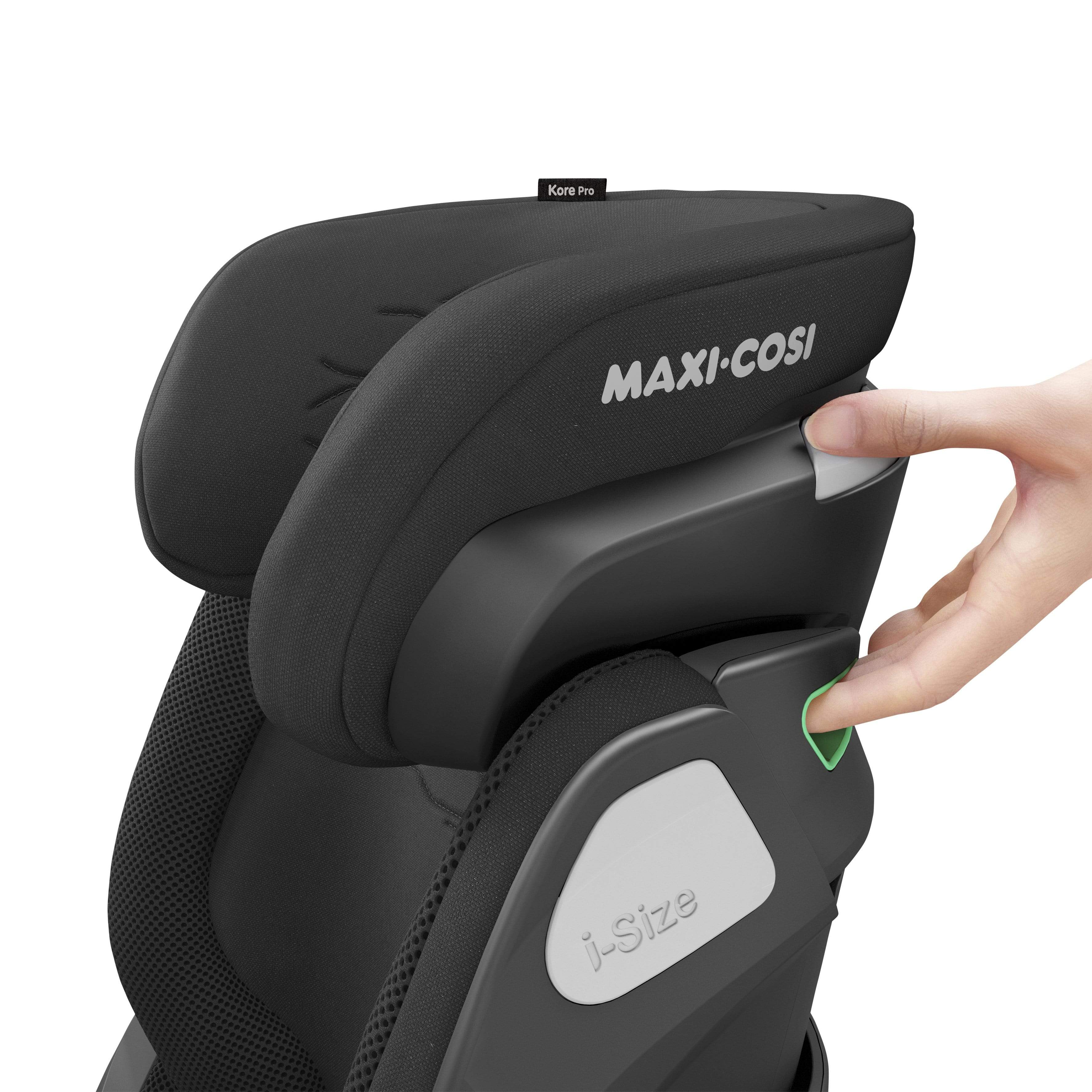 Maxi Cosi Kore Pro i-Size Car Seat - Authentic Black - Image 5