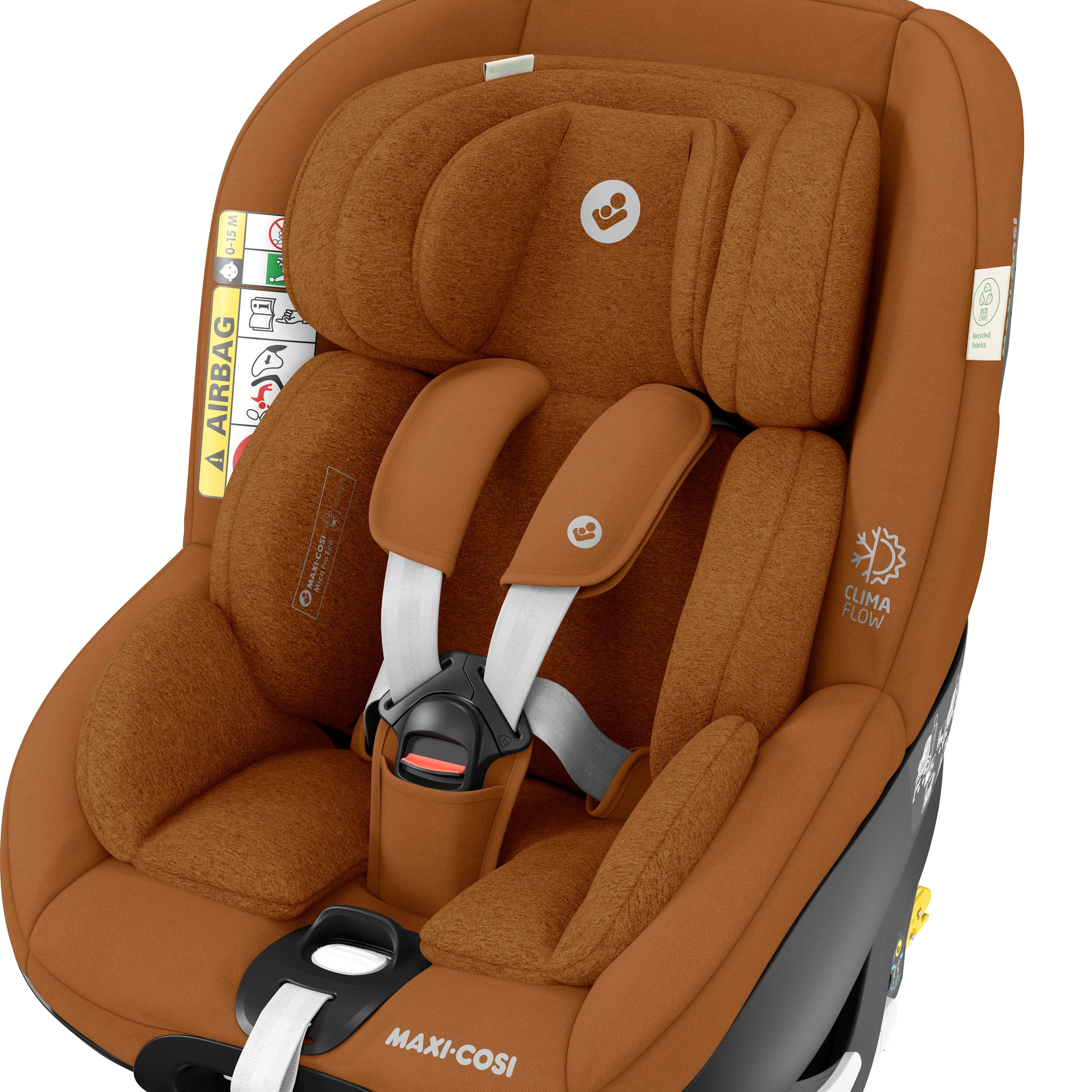 Maxi Cosi Mica Pro ECO i-Size Car Seat - Authentic Cognac - Image 8