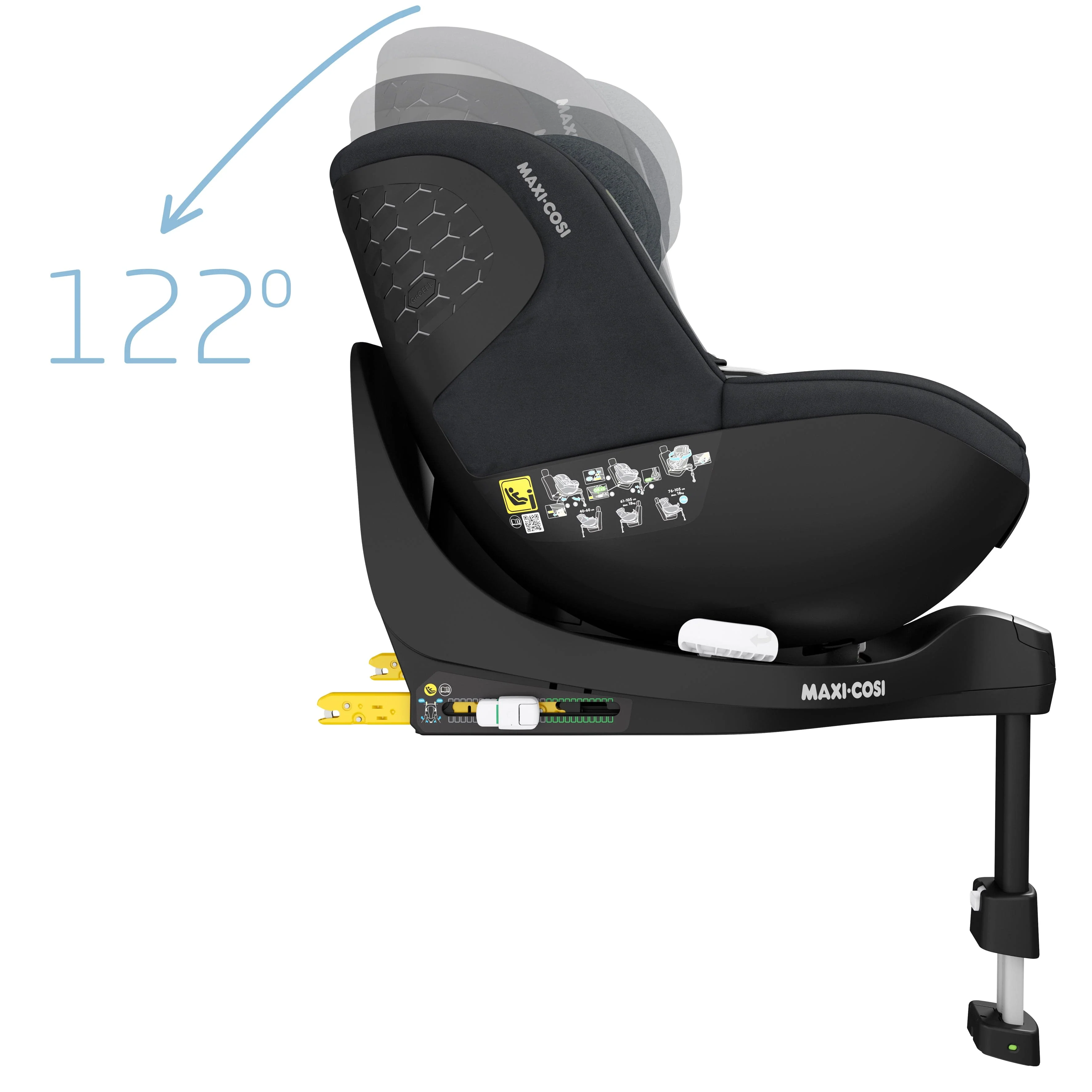 Maxi Cosi Mica Pro ECO i-Size Car Seat - Authentic Graphite - Image 14