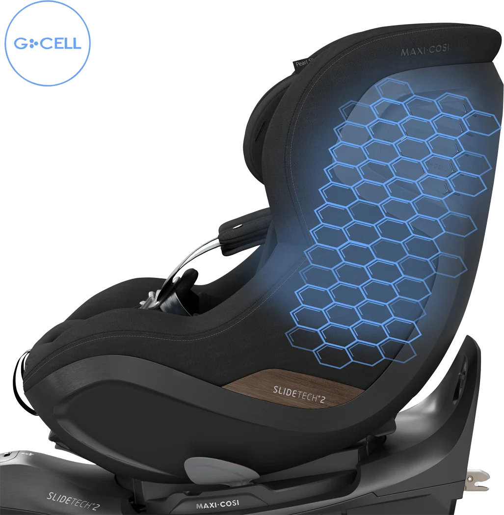 Maxi Cosi Pearl Slide Pro Car Seat - Authentic Black - Image 5