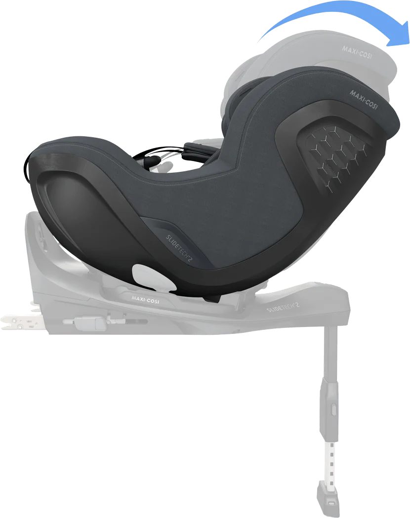 Maxi Cosi Pearl Slide Pro Car Seat - Authentic Graphite - Image 8