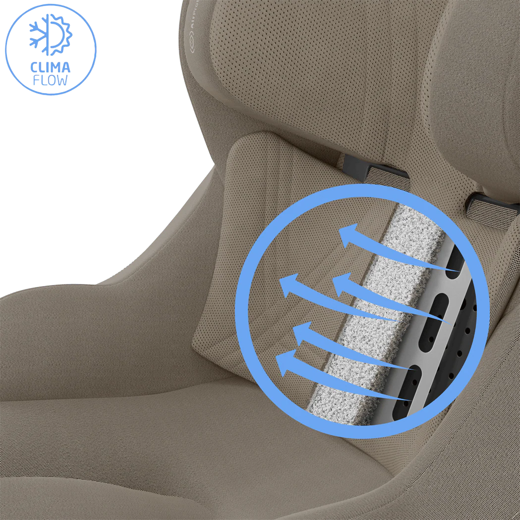 Maxi Cosi Pearl Slide Pro Car Seat - Authentic Truffle - Image 2
