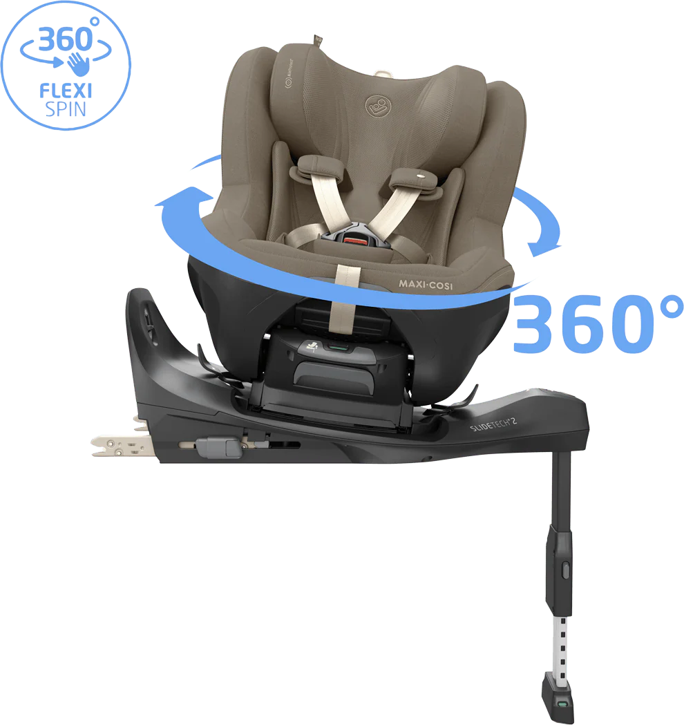 Maxi Cosi Pearl Slide Pro Car Seat - Authentic Truffle - Image 5