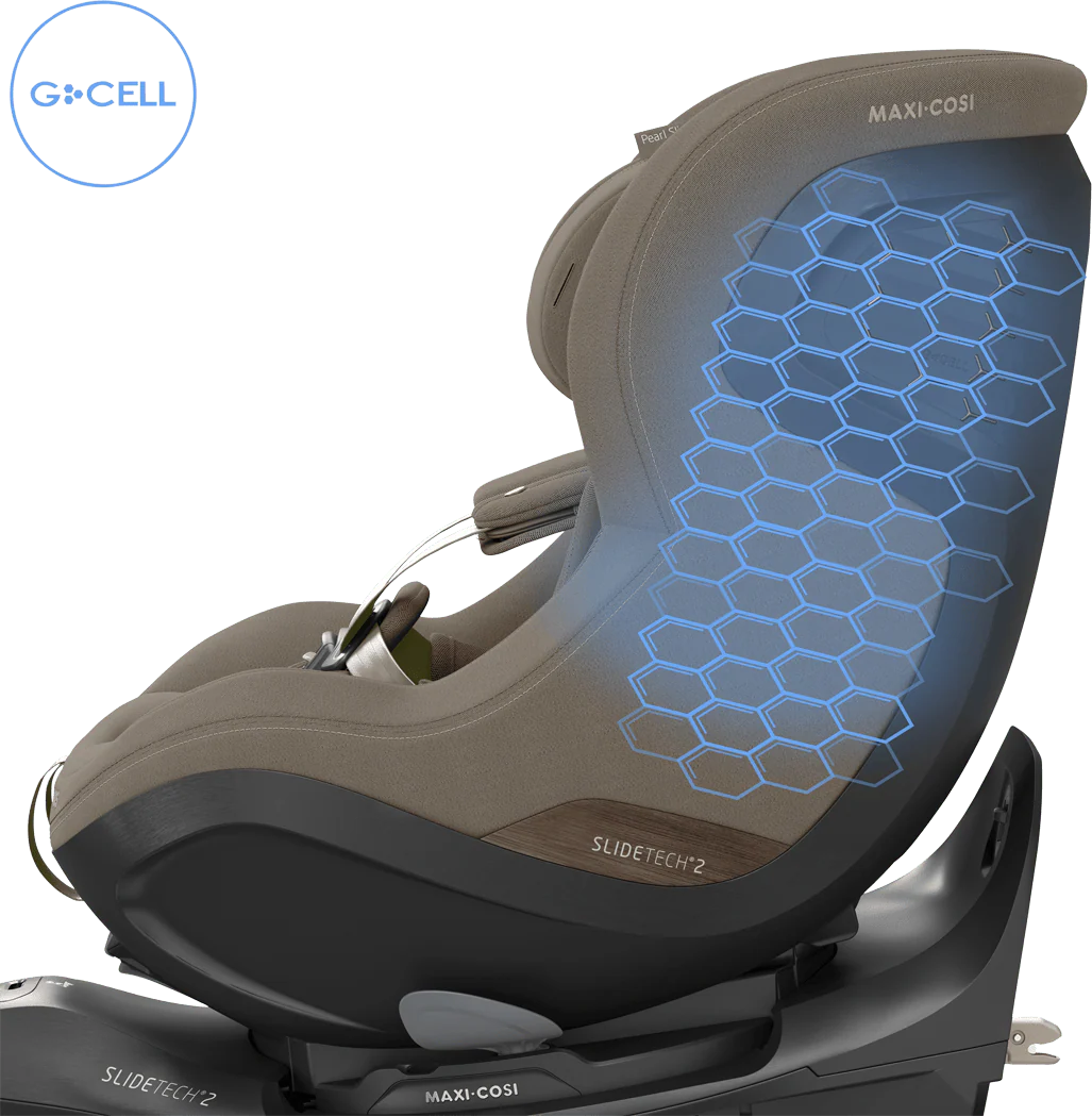 Maxi Cosi Pearl Slide Pro Car Seat - Authentic Truffle - Image 6