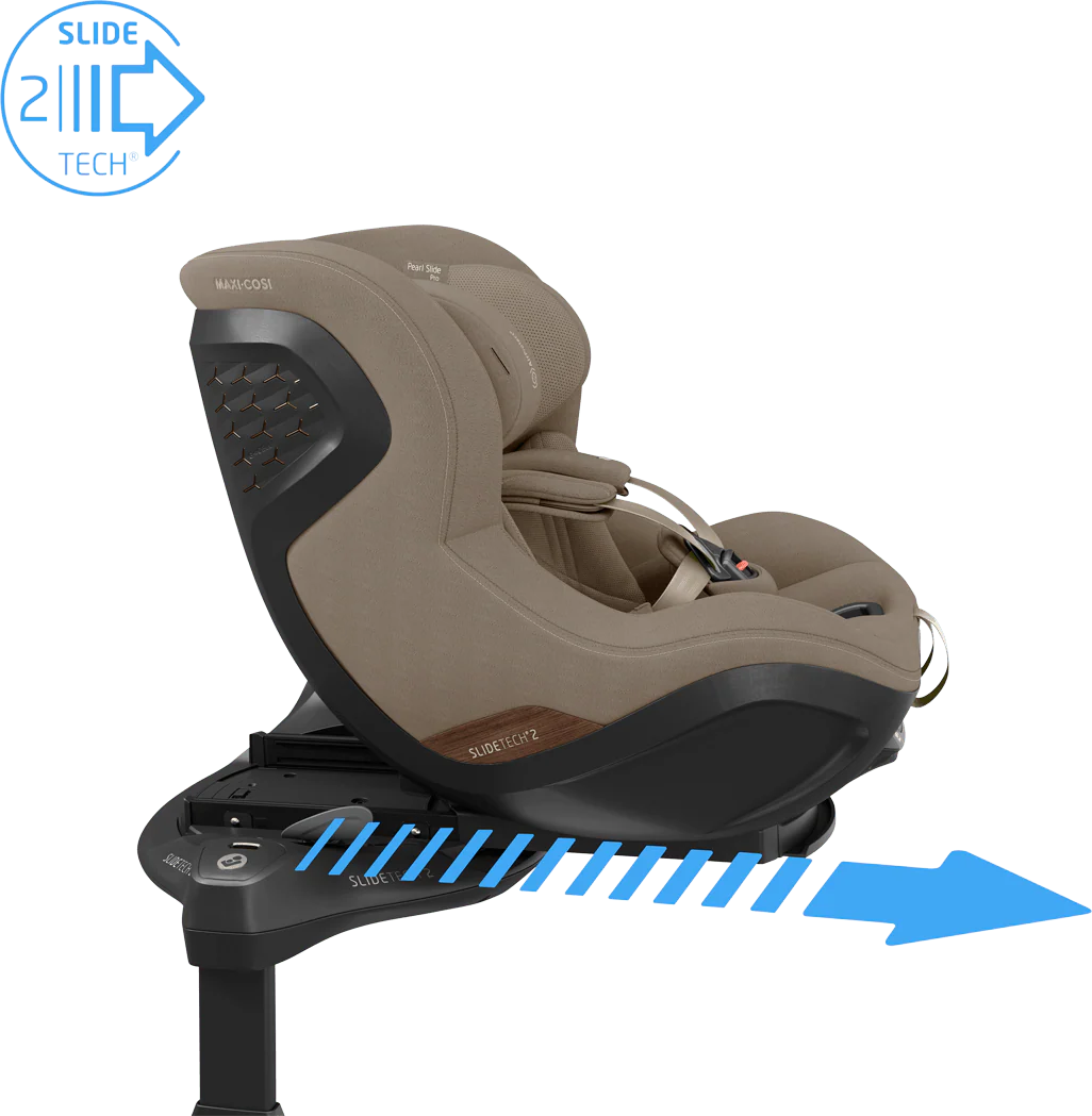 Maxi Cosi Pearl Slide Pro Car Seat - Authentic Truffle - Image 8