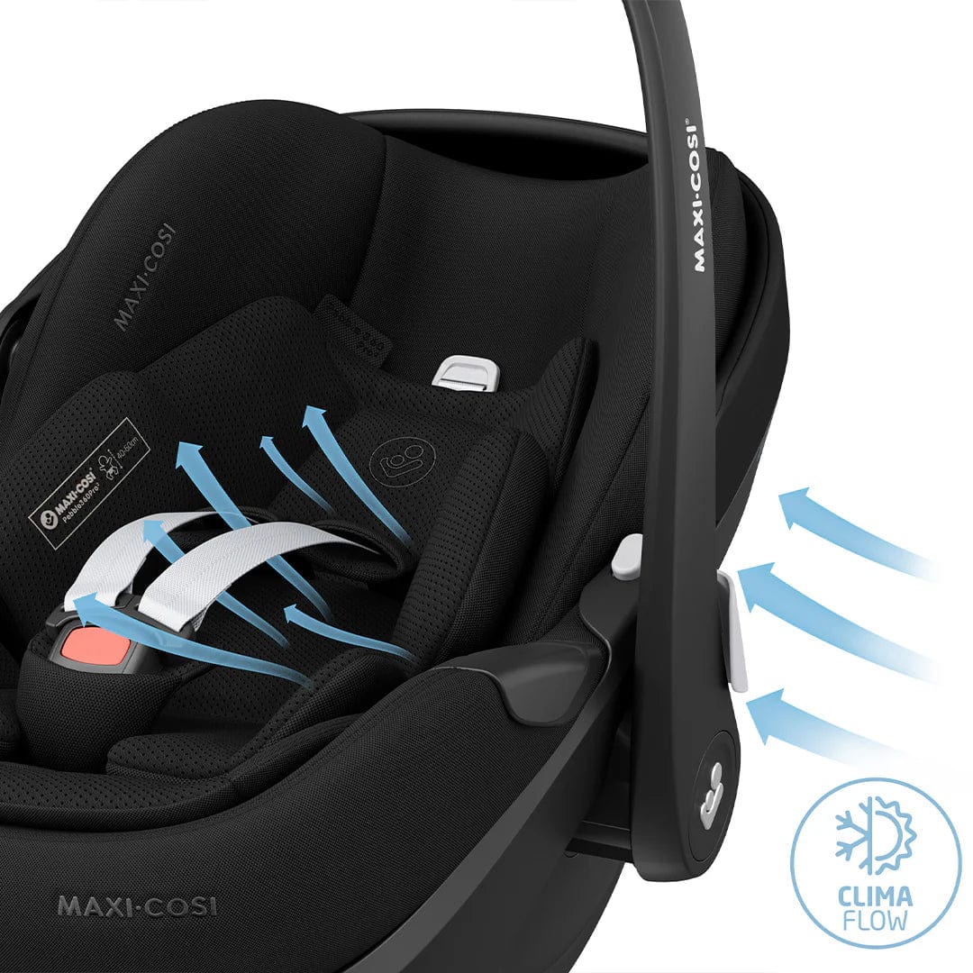 Maxi Cosi Pebble 360 PRO 2 Car Seat and Base - Twillic Black - Image 5