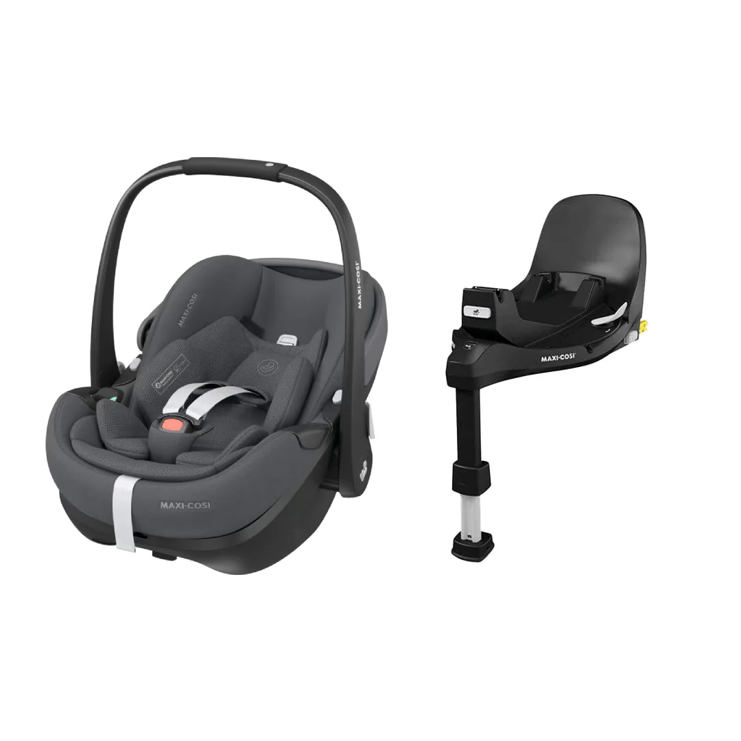 Maxi Cosi Pebble 360 PRO 2 Car Seat and Base - Twillic Graphite