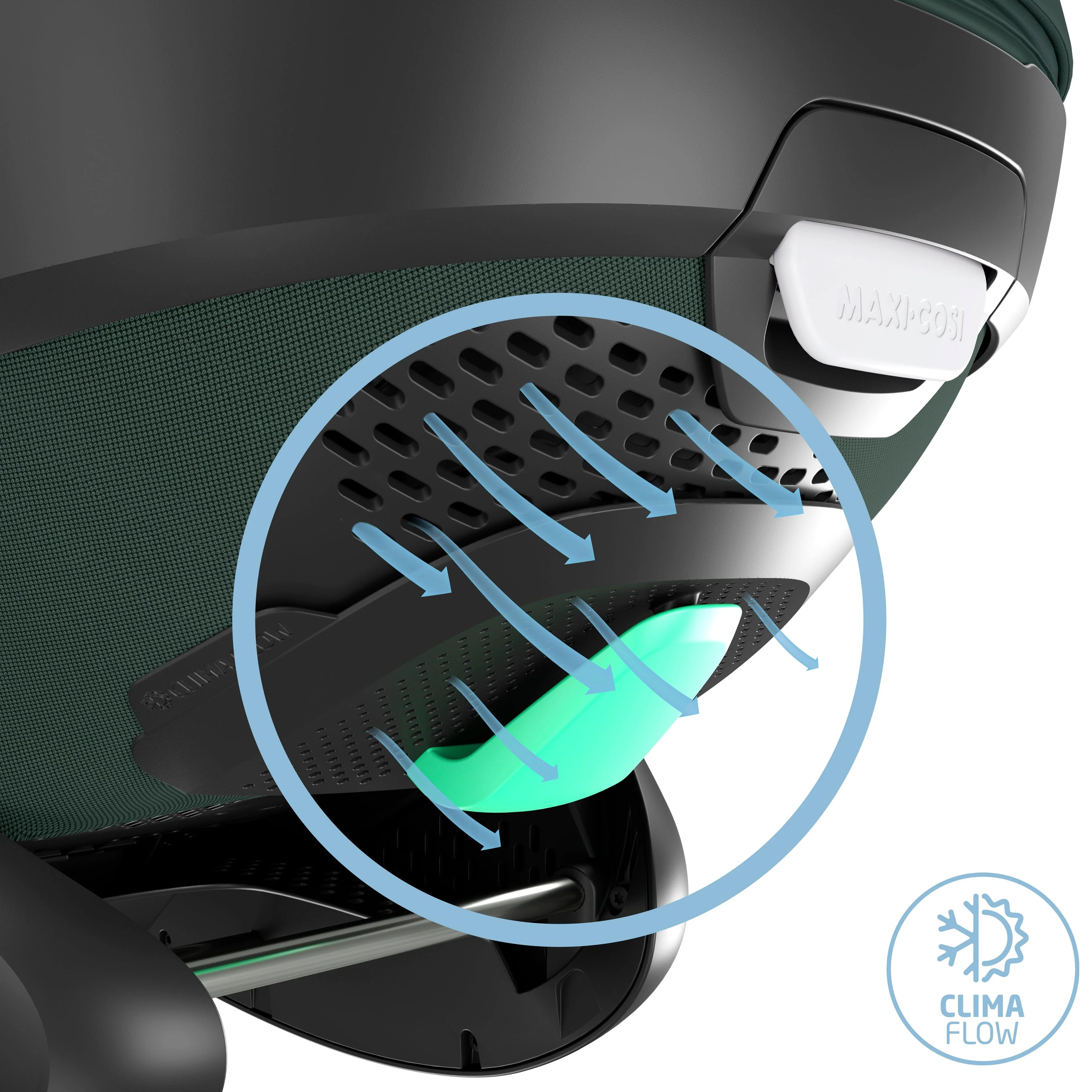 Maxi Cosi Pebble 360 PRO2 Car Seat - Twillic Green - Image 3
