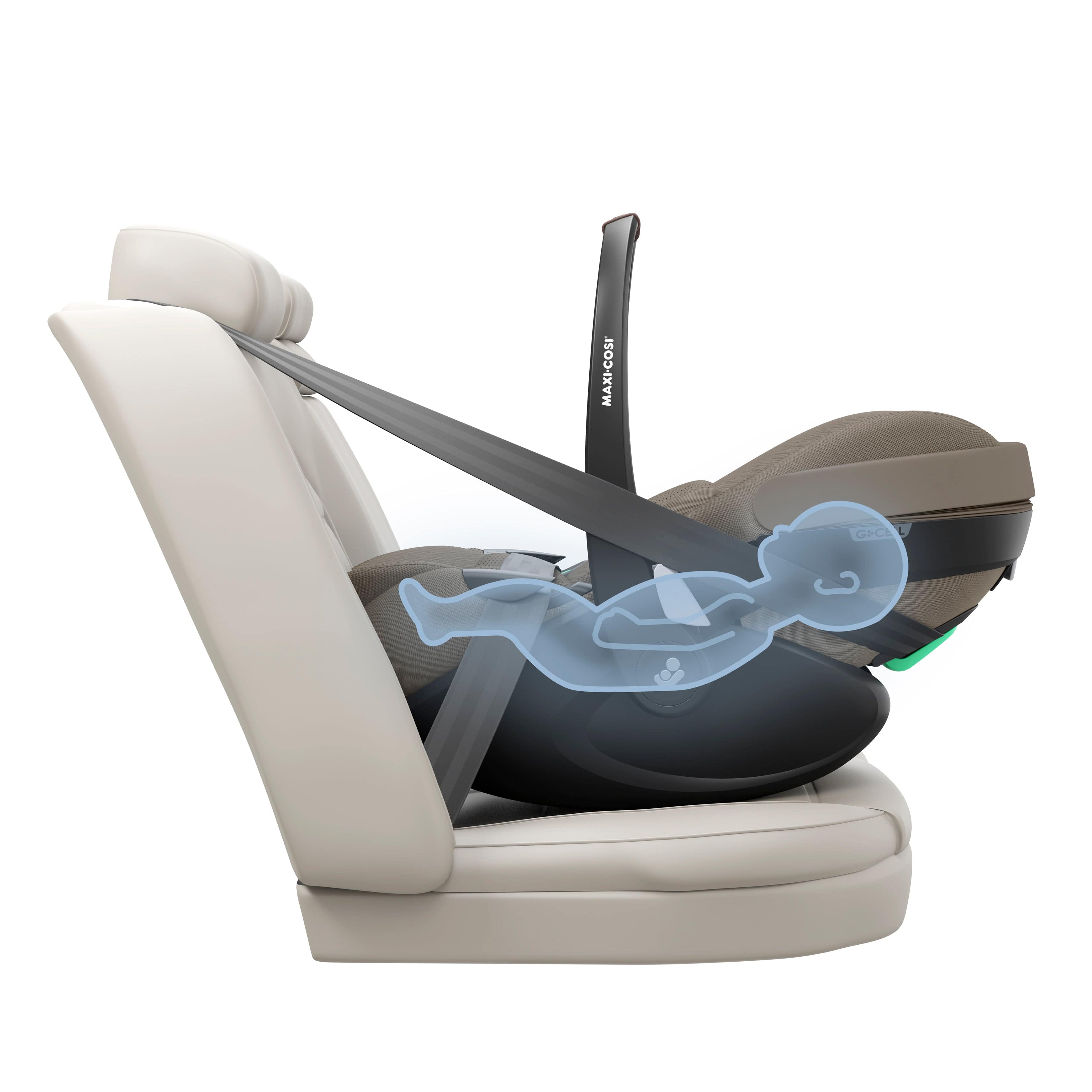 Maxi Cosi Pebble 360 PRO2 Car Seat - Twillic Truffle - Image 9