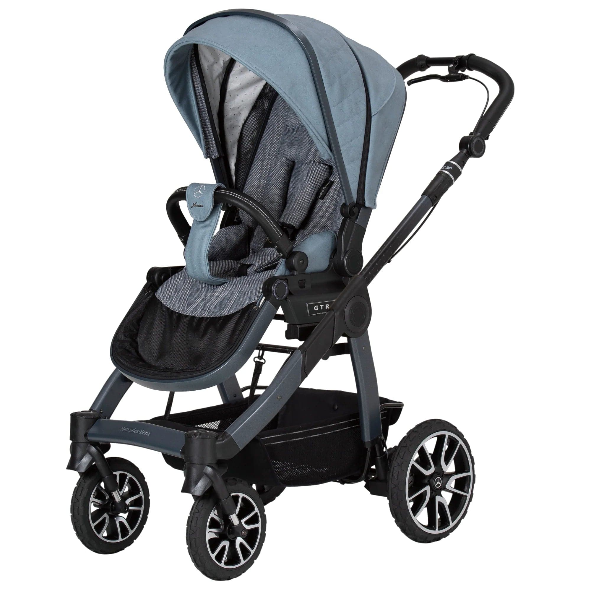 Mercedes Avantgarde All-Terrain GTR Stroller inc. Carrycot - Denimblau - Image 2
