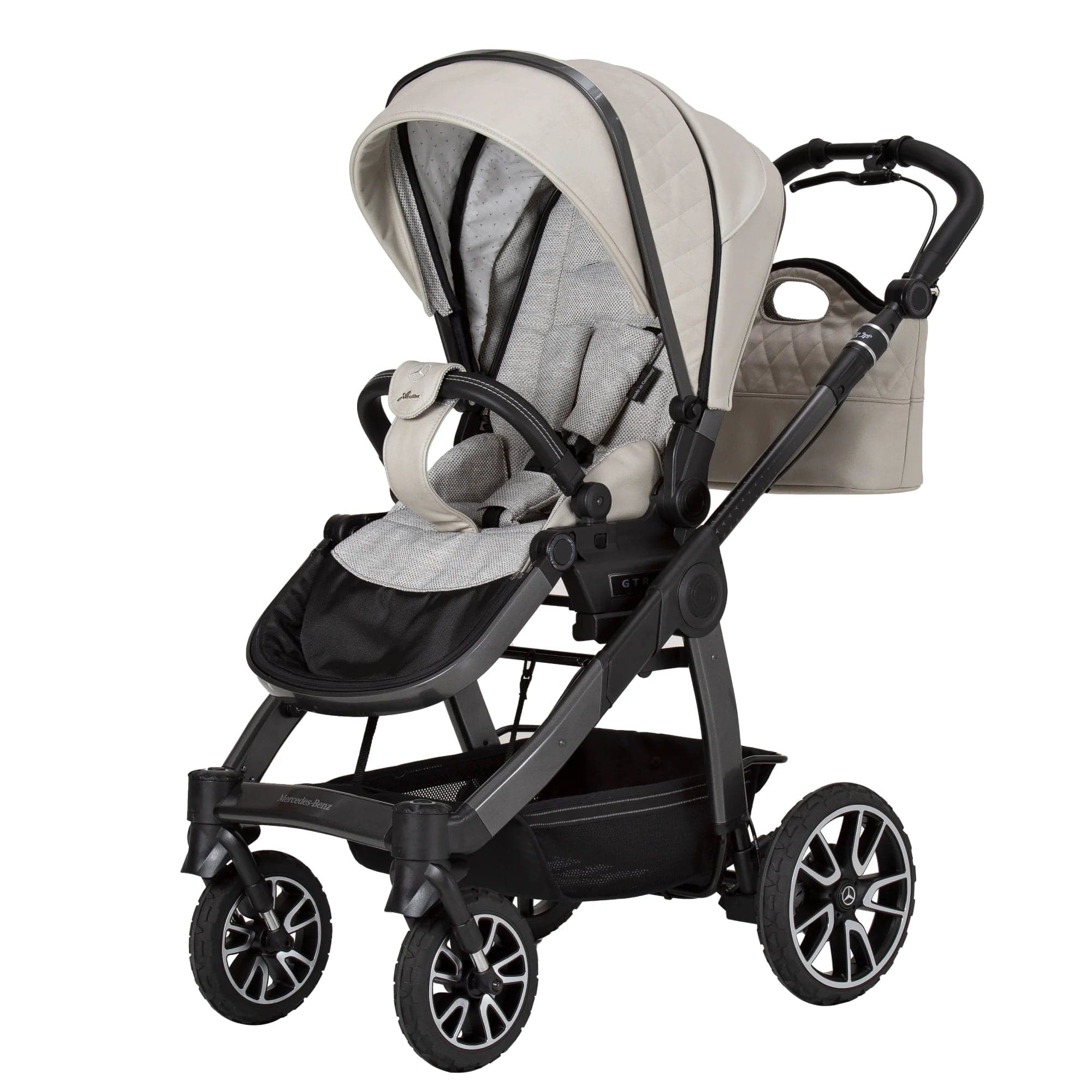 Mercedes Avantgarde All-Terrain GTR Stroller inc. Carrycot - Opalith - Image 2
