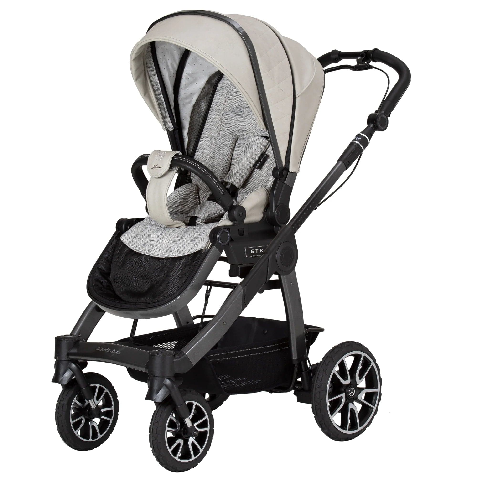 Mercedes Avantgarde All-Terrain GTR Stroller inc. Carrycot - Opalith - Image 3