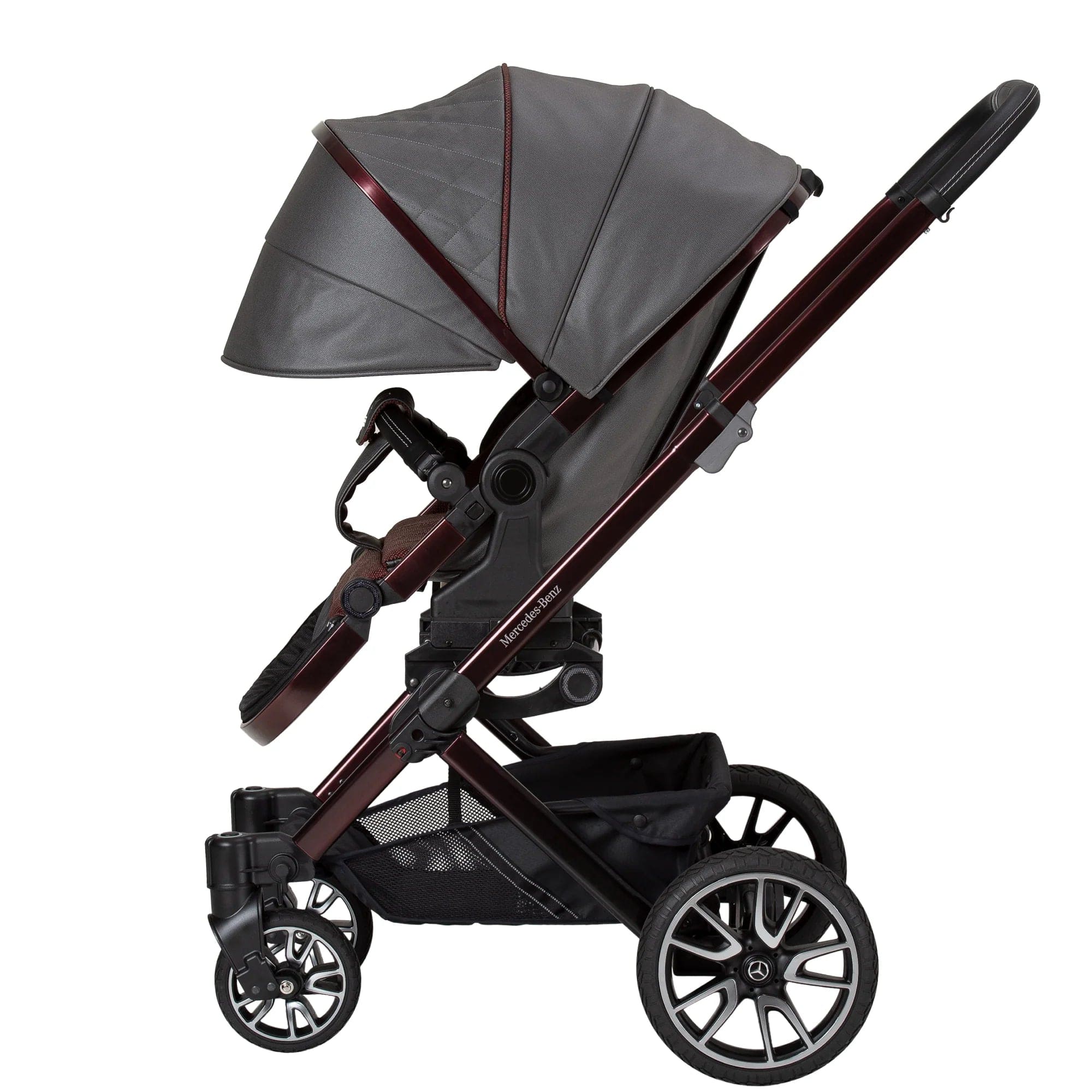 Mercedes Avantgarde GTX Stroller inc. Carrycot - Rubellit - Image 4