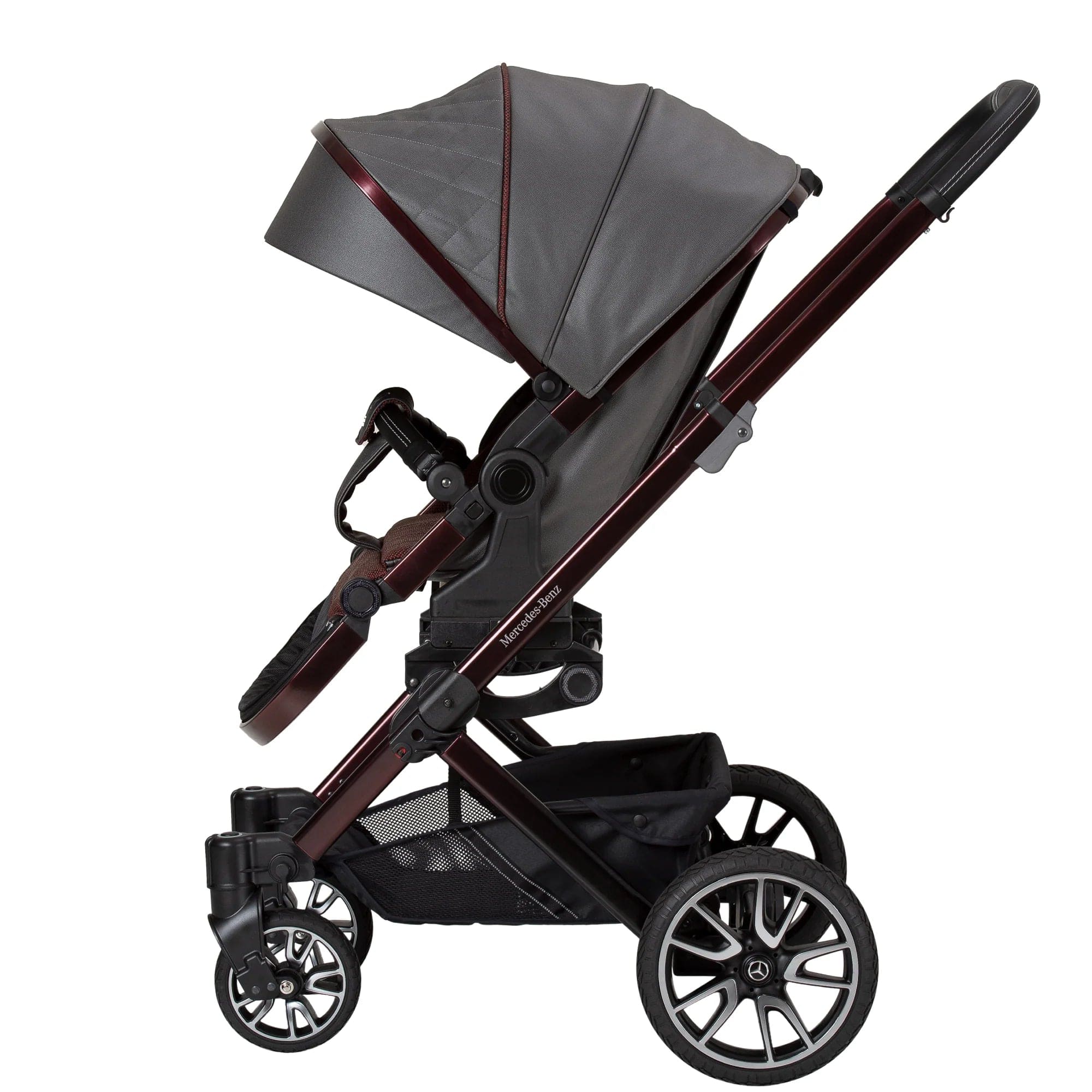 Mercedes Avantgarde GTX Stroller inc. Carrycot - Rubellit - Image 5