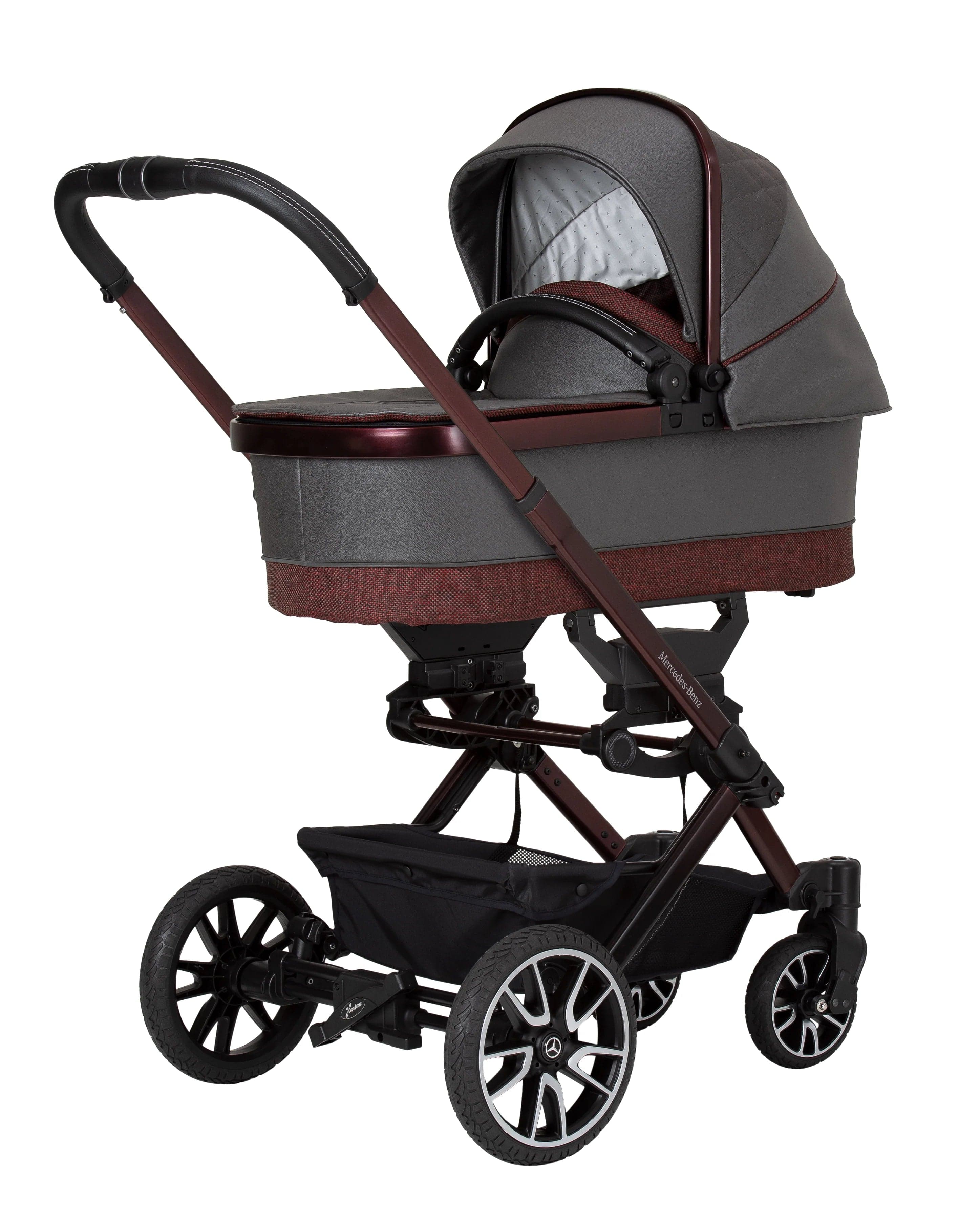 Mercedes Avantgarde GTX Stroller inc. Carrycot - Rubellit - Image 6