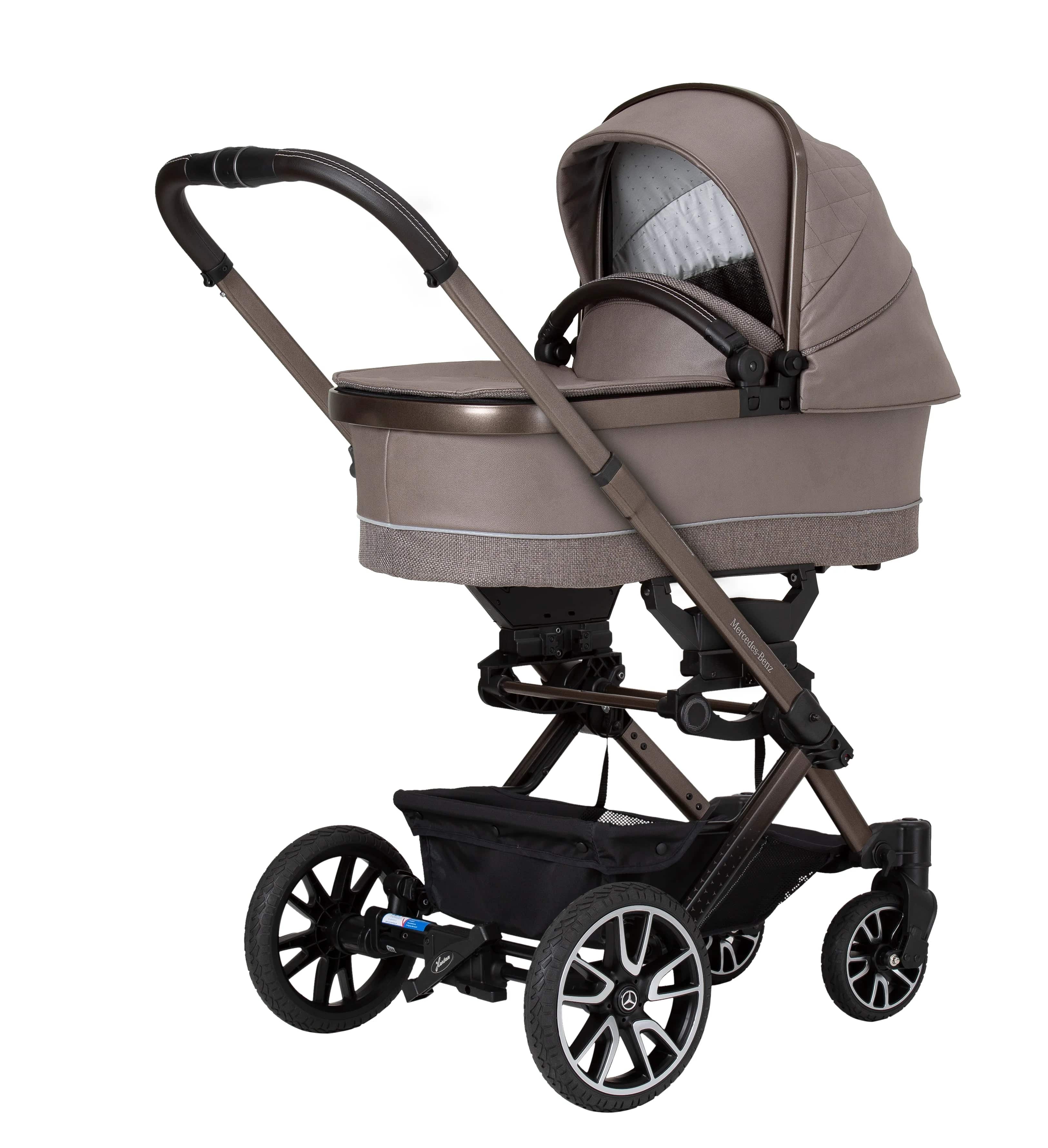Mercedes Avantgarde GTX Stroller inc. Carrycot - Tartufo - Image 6